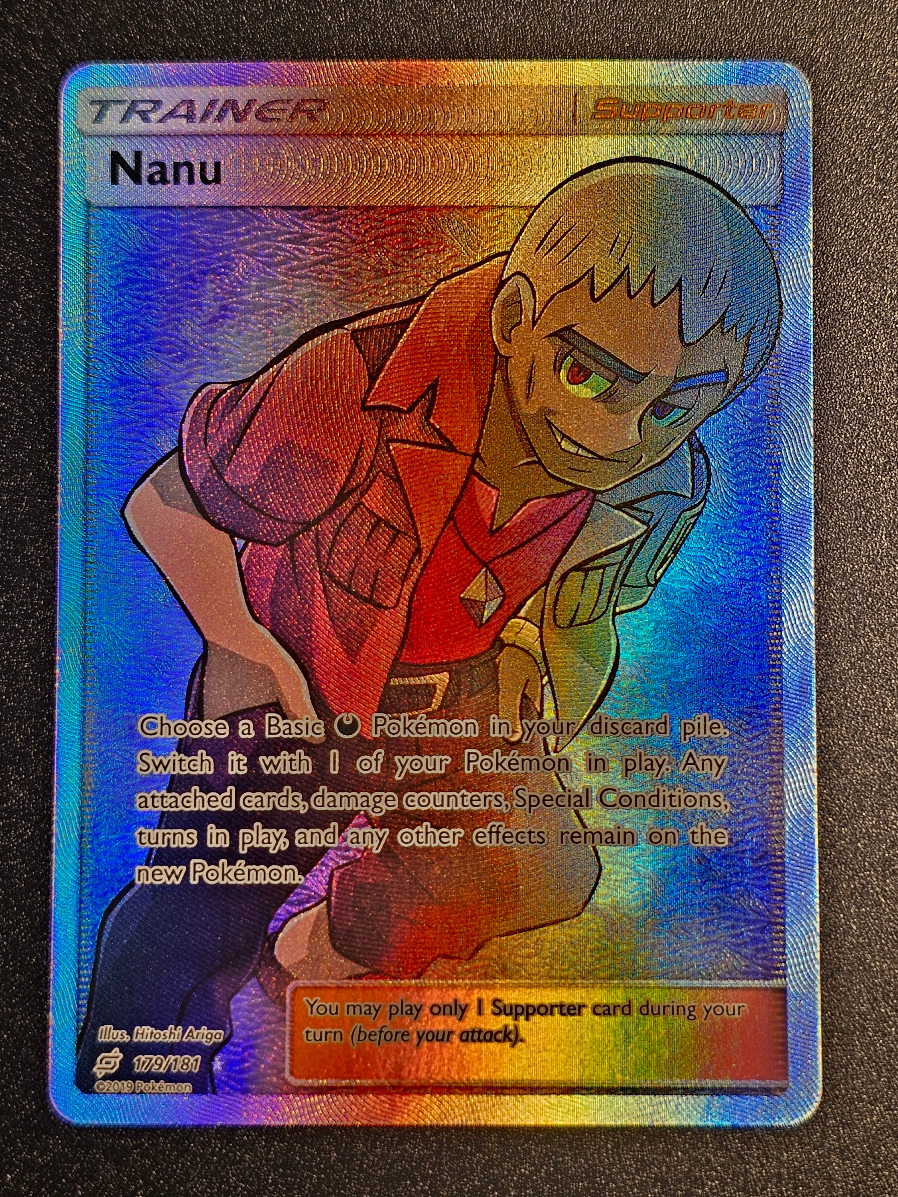 Pokemon TCG - Nanu 179/181 Team Up
