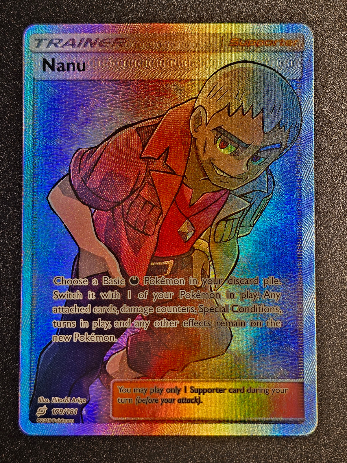 Pokemon TCG - Nanu 179/181 Team Up