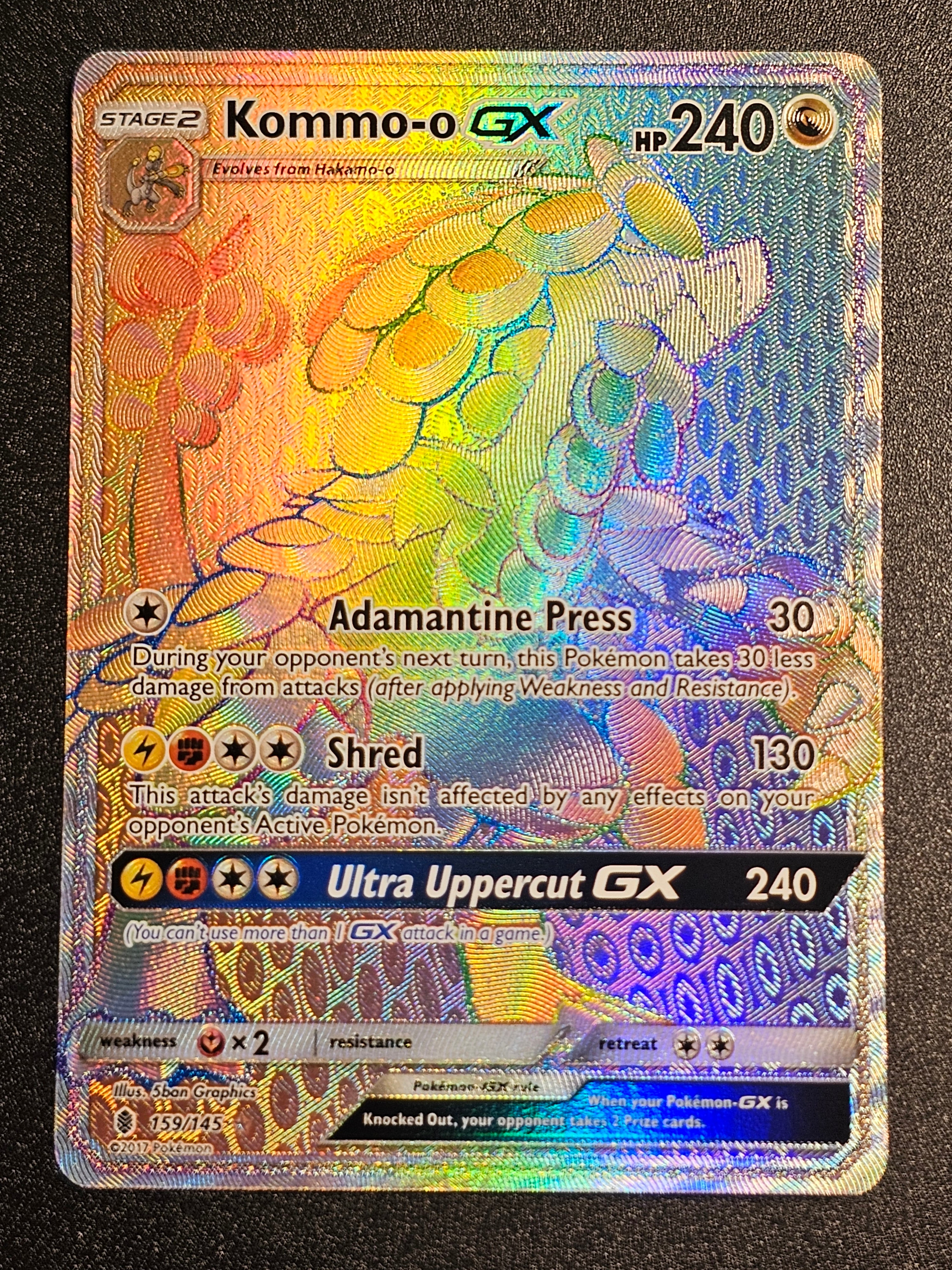 Pokemon TCG - Kommo-o GX 159/145 Guardians Rising
