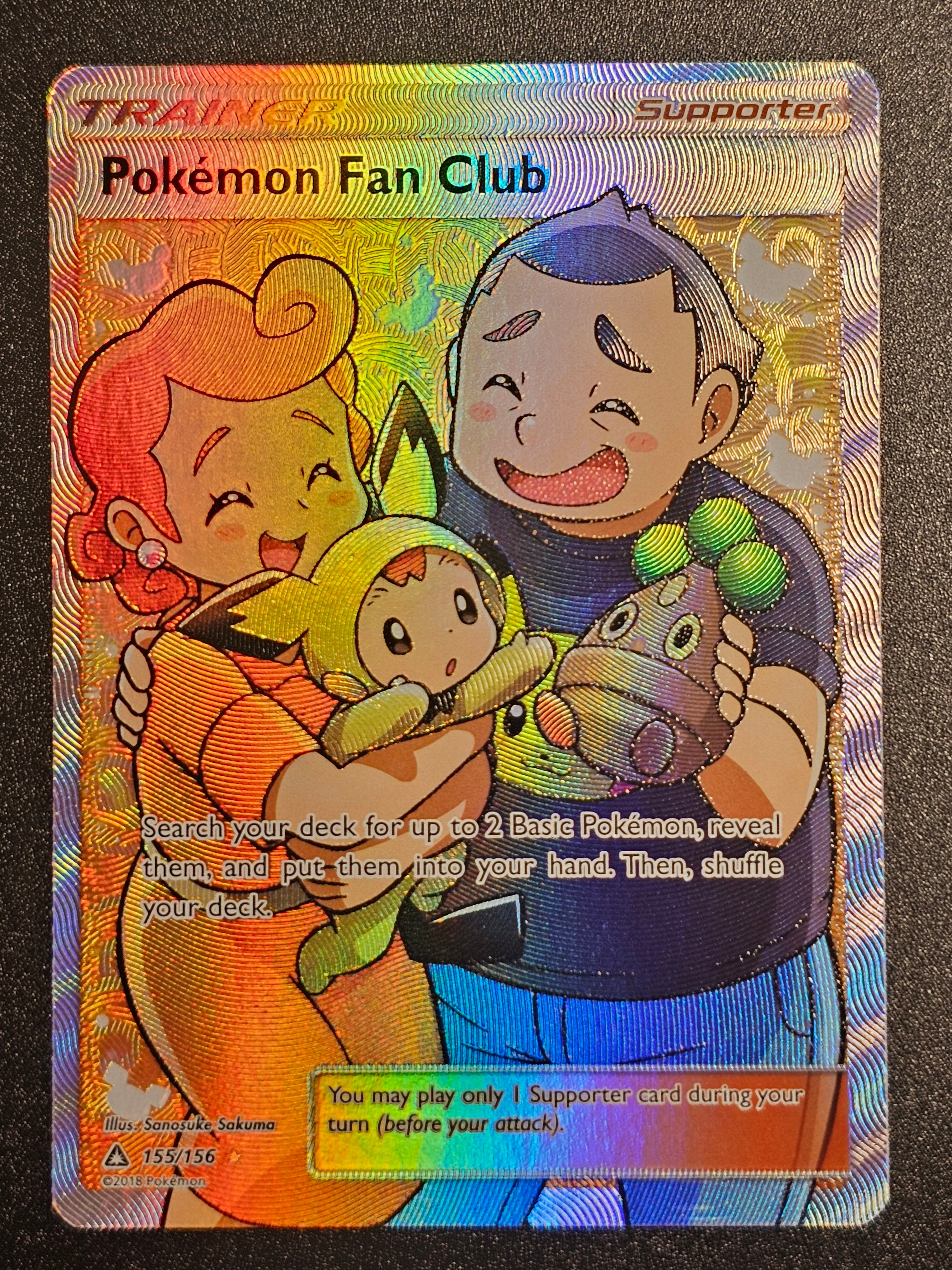 Pokemon TCG - Pokemon Fan Club 155/156 Ultra Prism