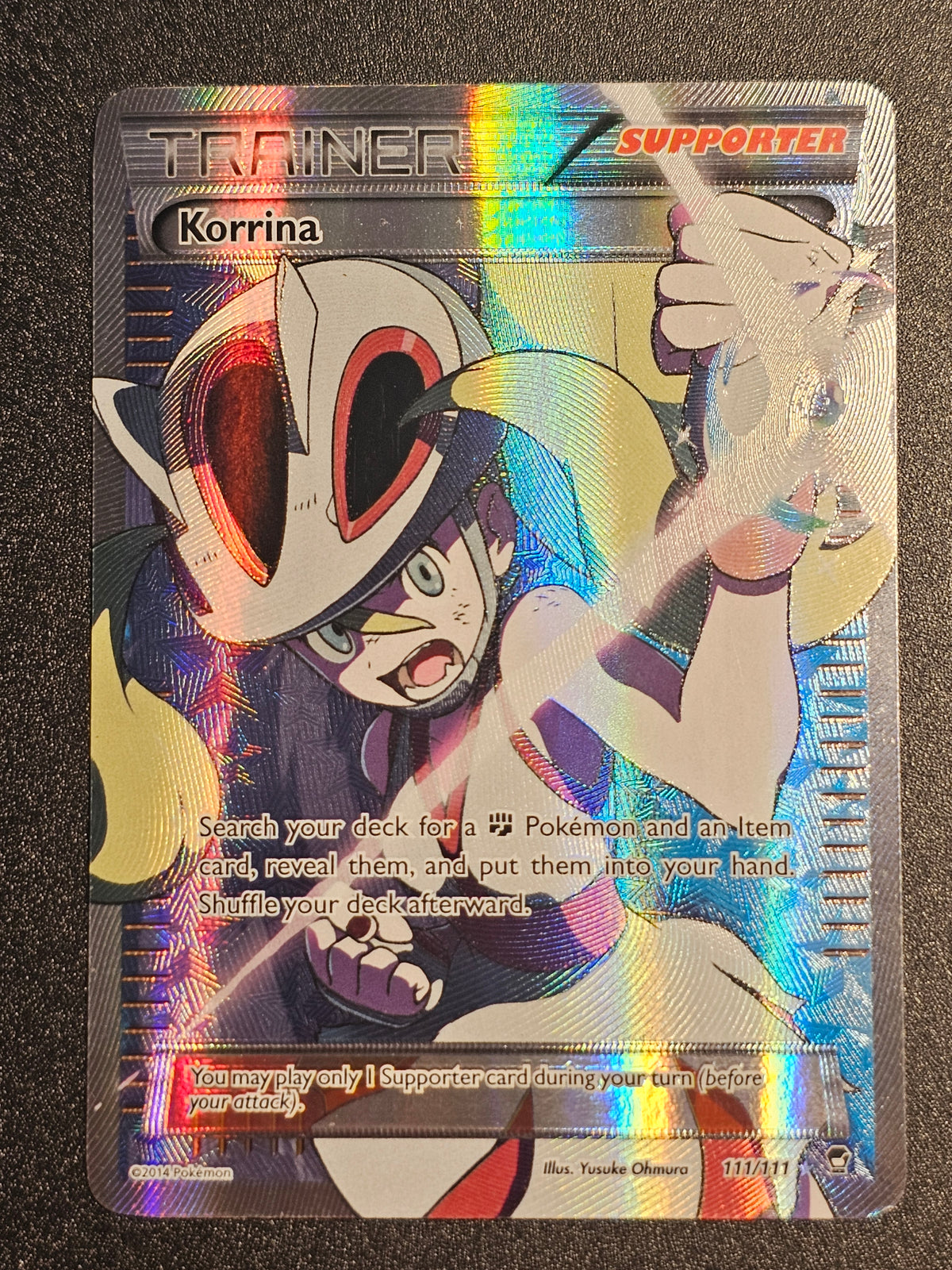 Pokemon TCG - Korrina 111/111 Furious Fists