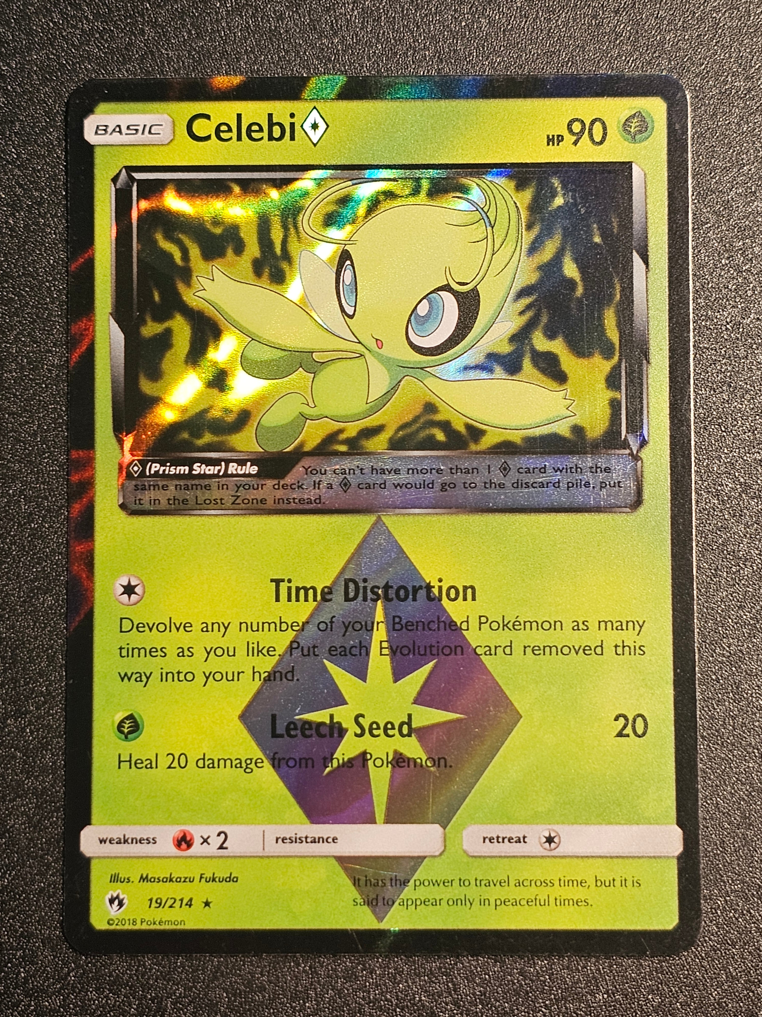 Pokemon TCG - Celebi Prism 19/214 Lost Thunder
