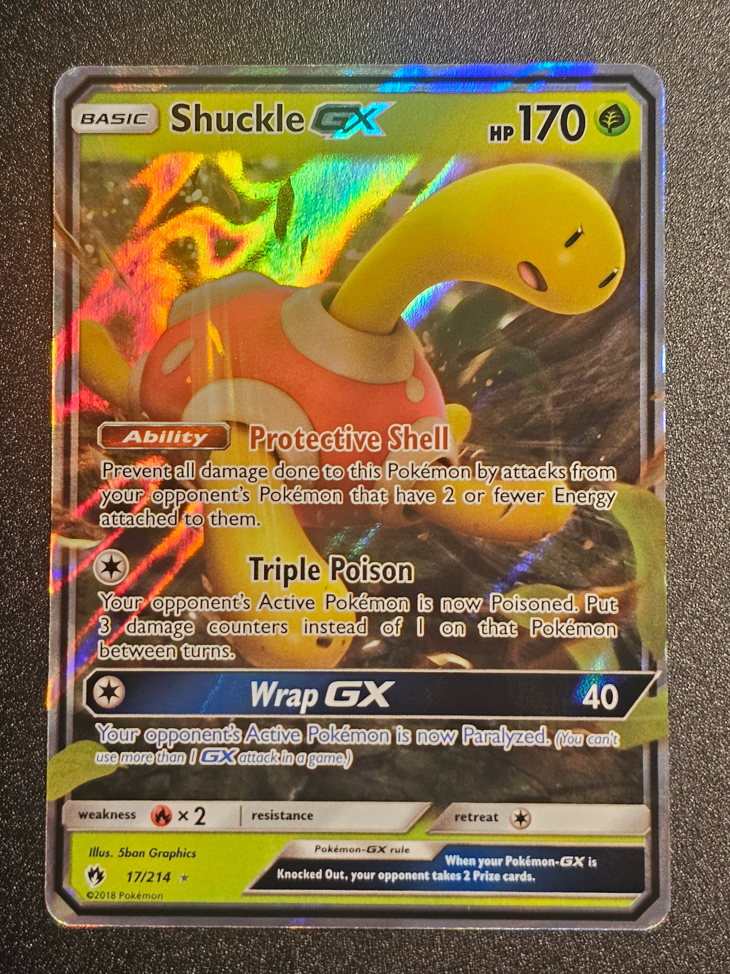 Pokemon TCG - Shuckle GX 17/214 Lost Thunder