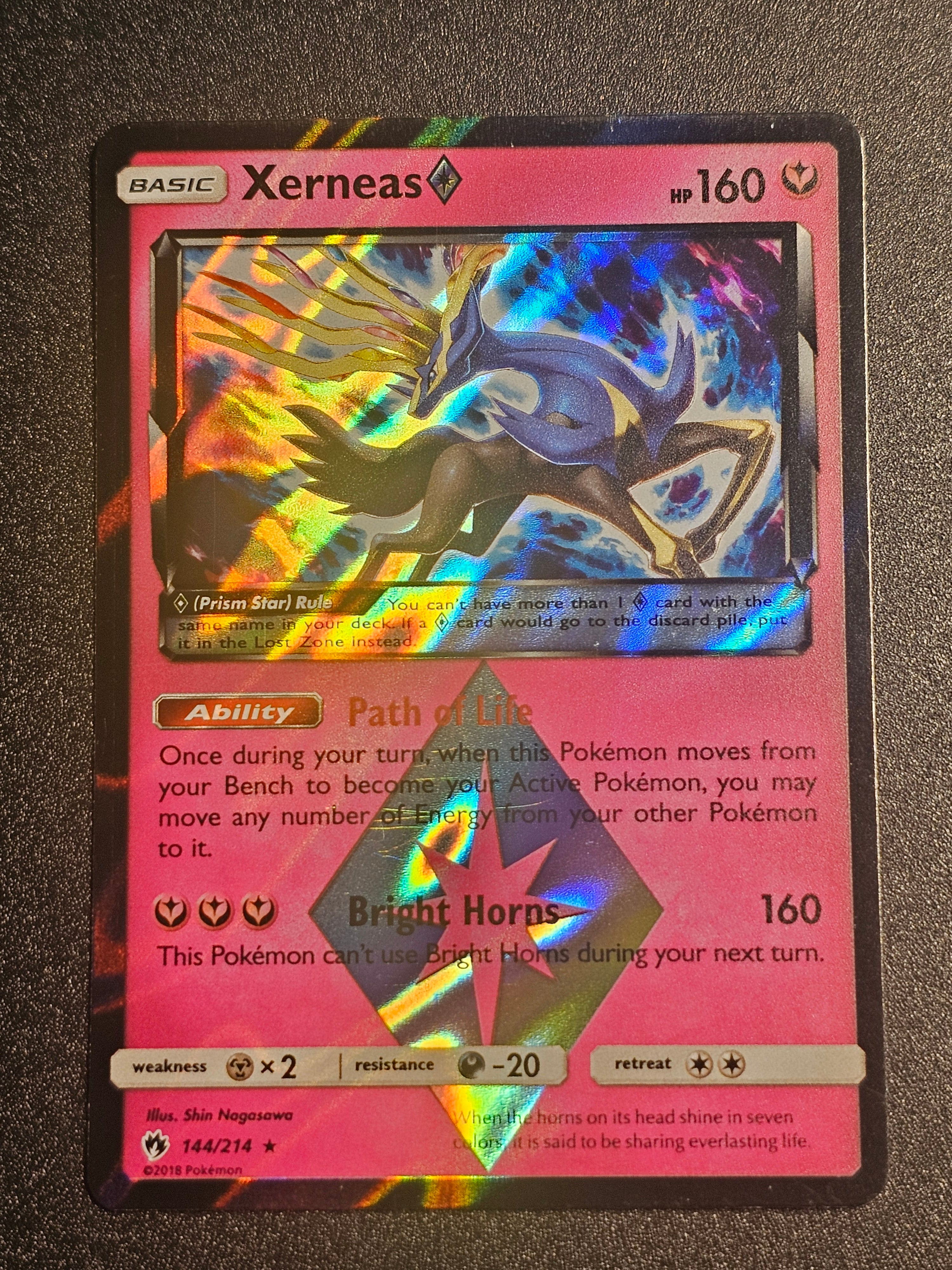 Pokemon TCG - Xerneas Prism 144/214 Lost Thunder
