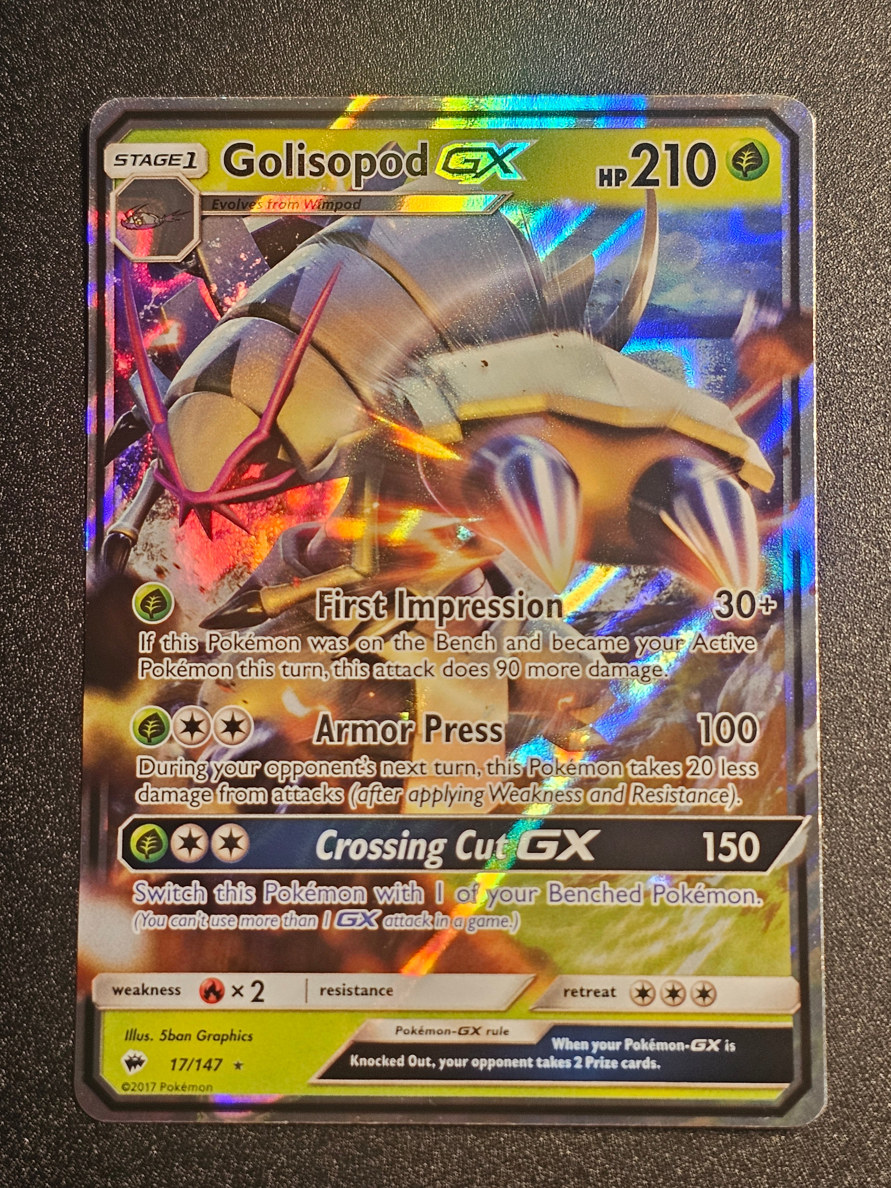 Pokemon TCG - Golisopod GX 17/147 Burning Shadows