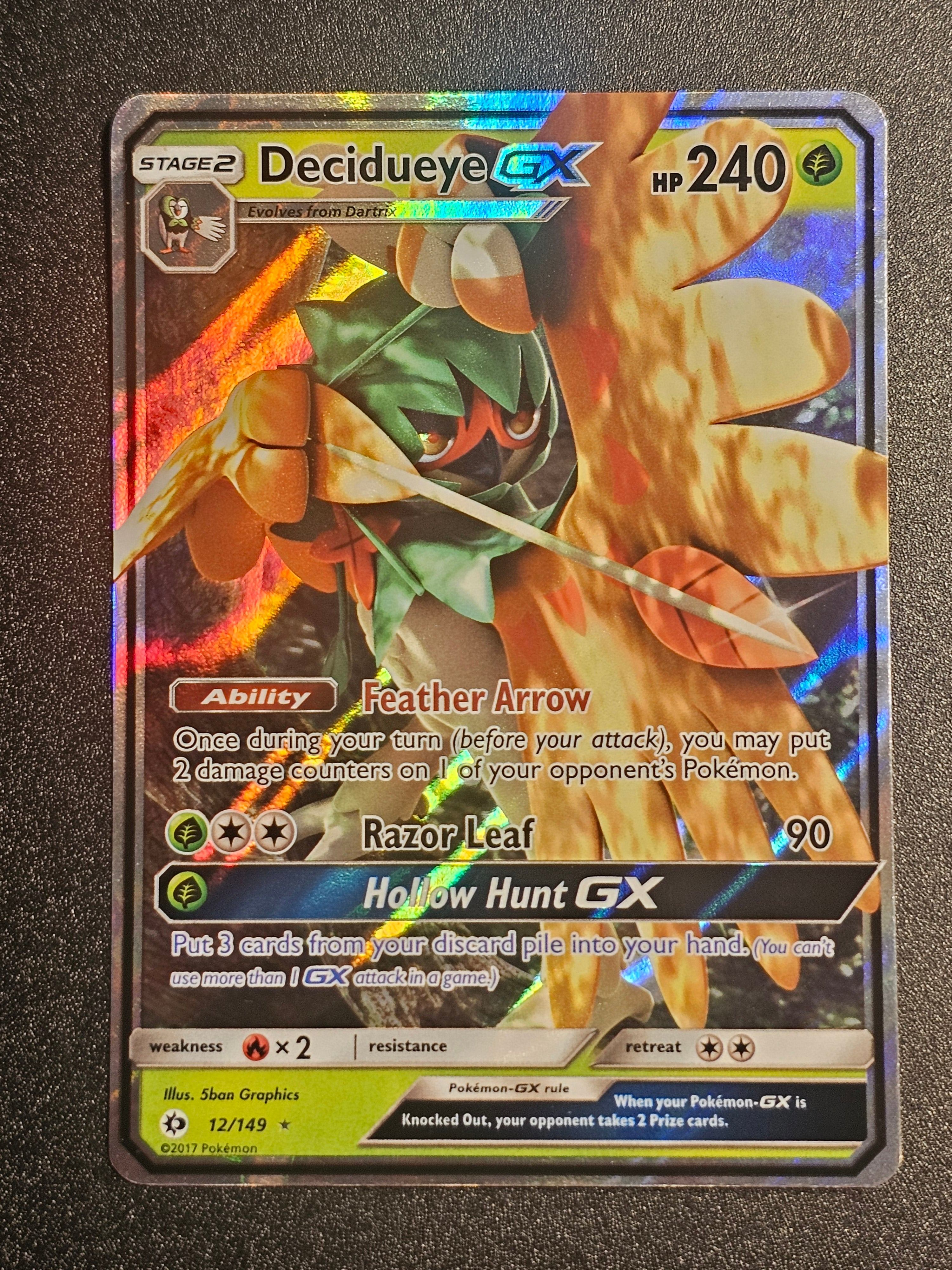 Pokemon TCG - Decidueye GX 12/149 Sun & Moon
