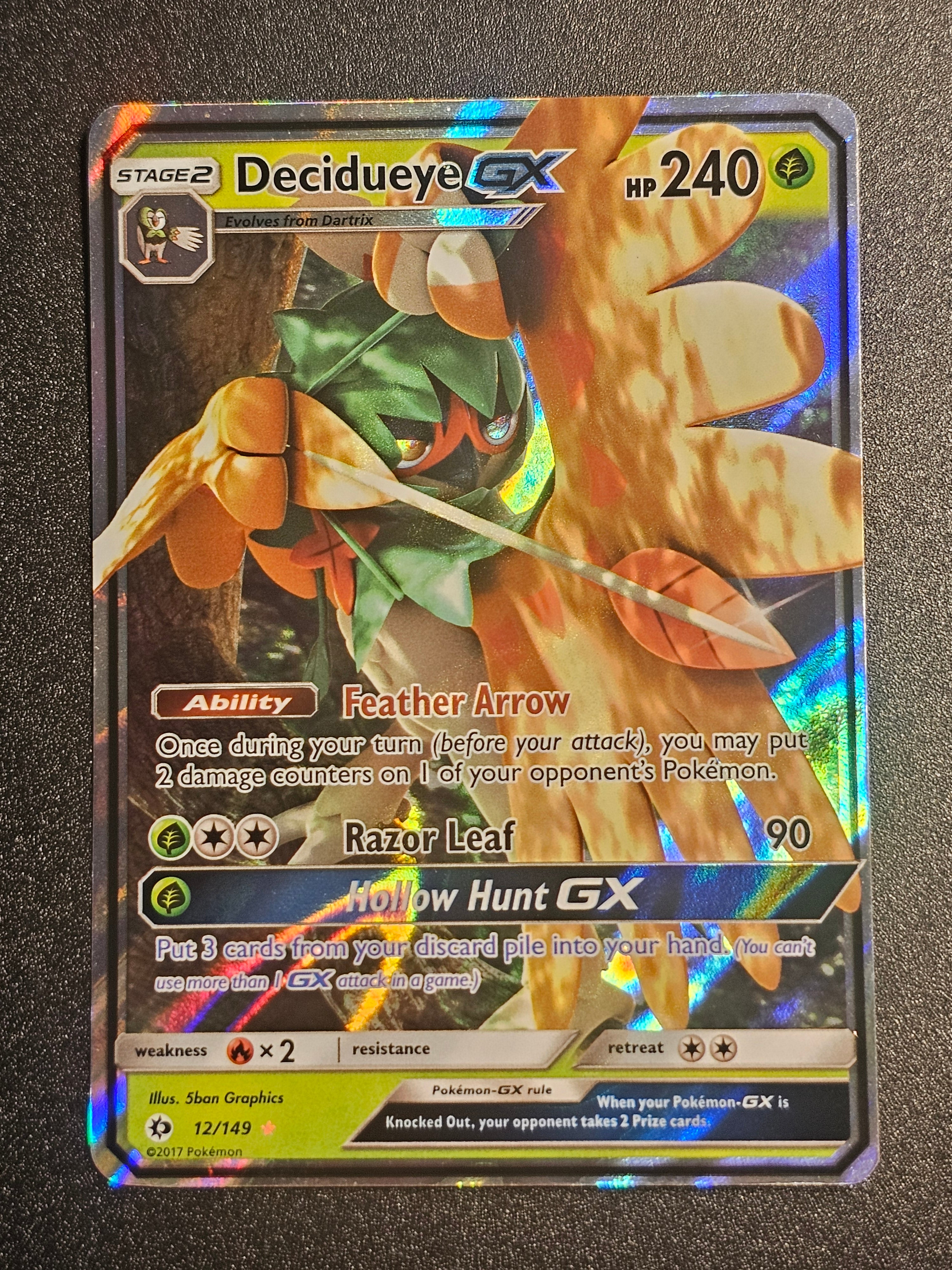 Pokemon TCG - Decidueye GX 12/149 Sun & Moon