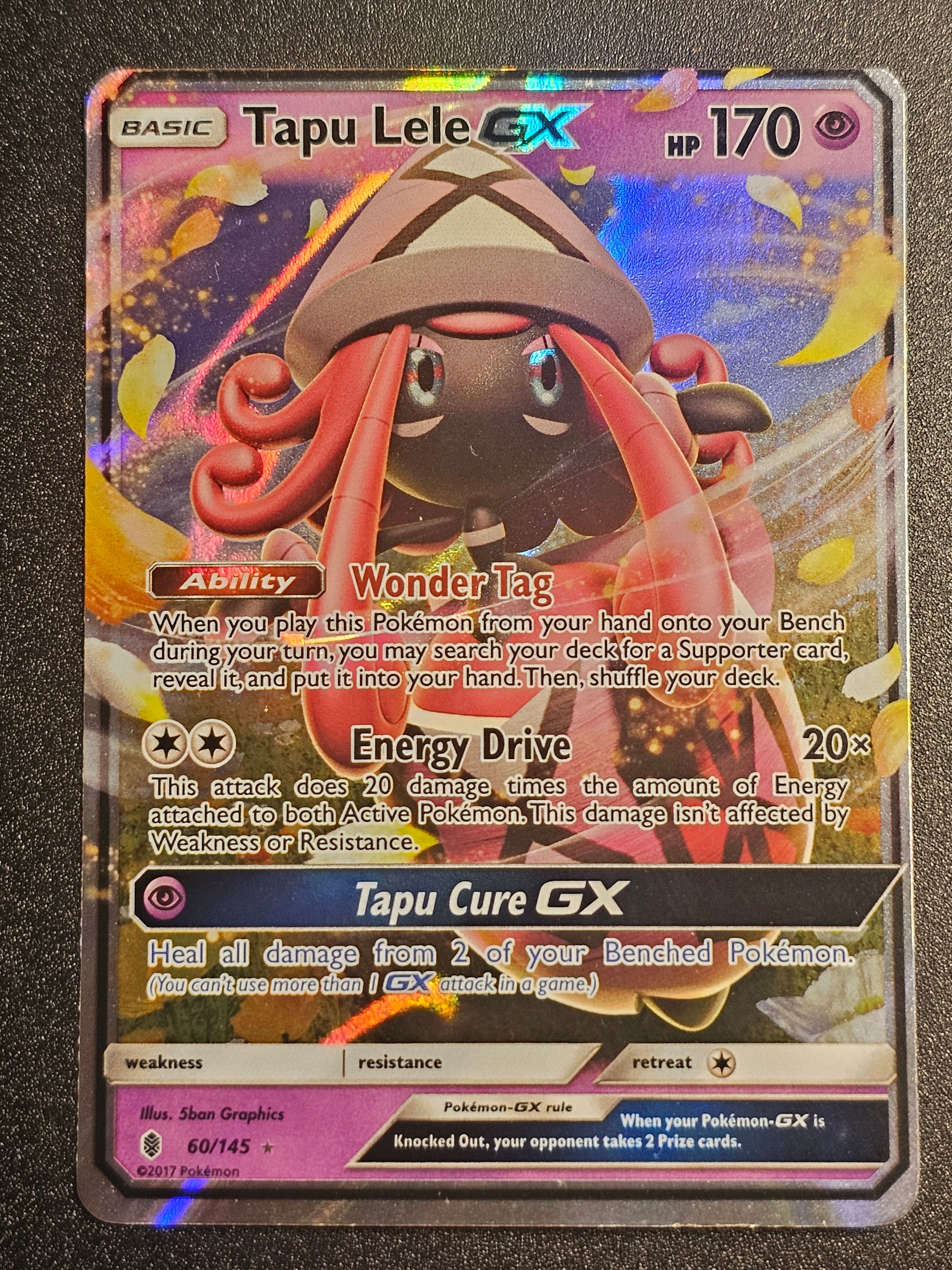 Pokemon TCG - Tapu Lele GX 60/145 Guardians Rising