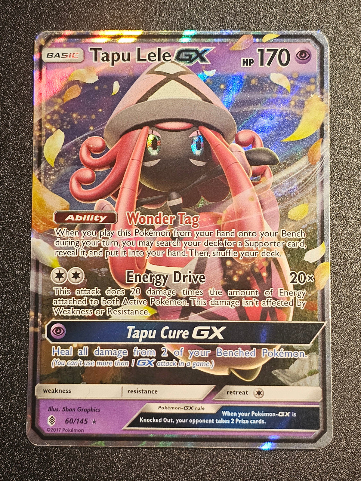 Pokemon TCG - Tapu Lele GX 60/145 Guardians Rising