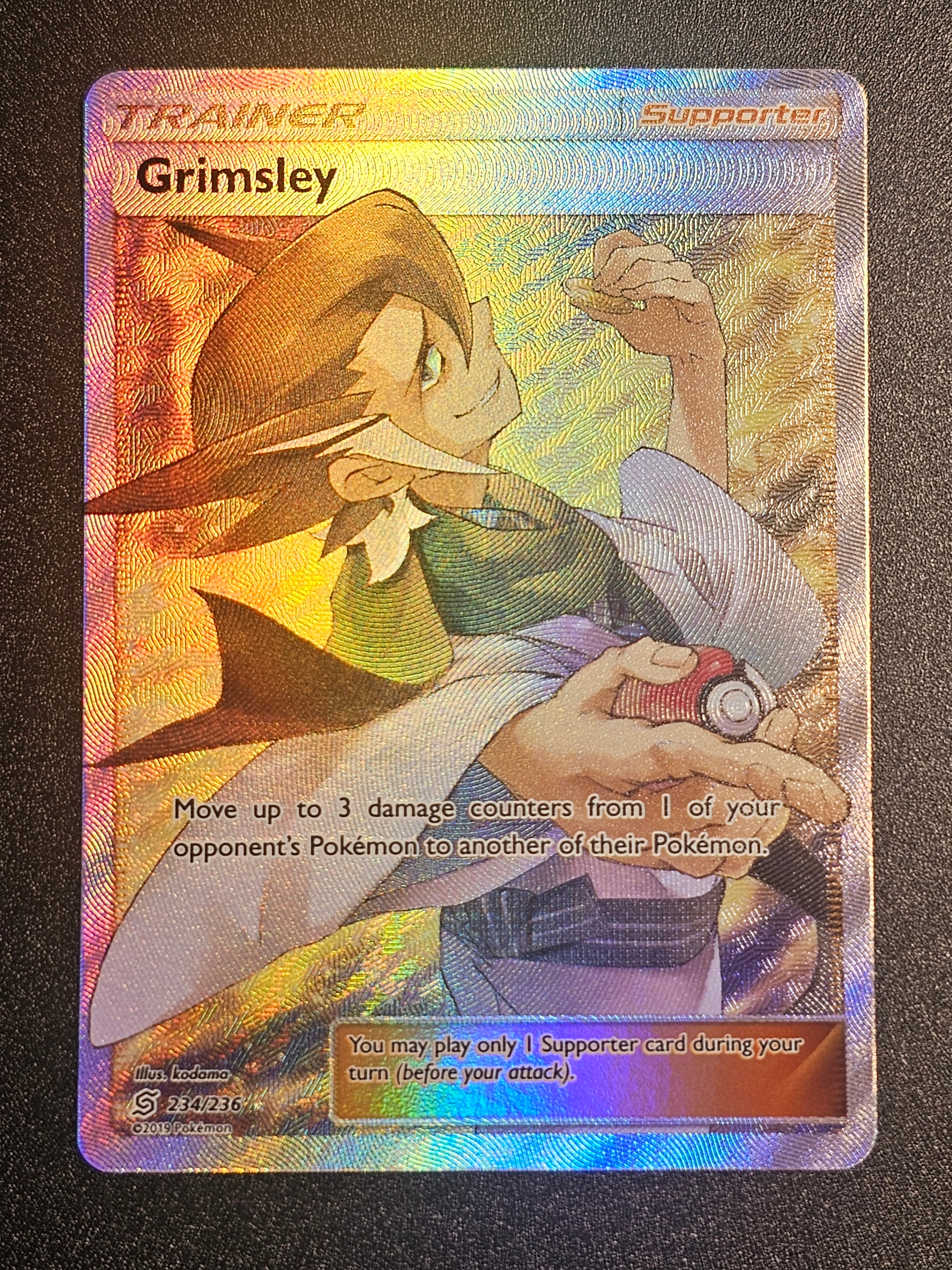 Pokemon TCG - Grimsley 234/236 Unified Minds