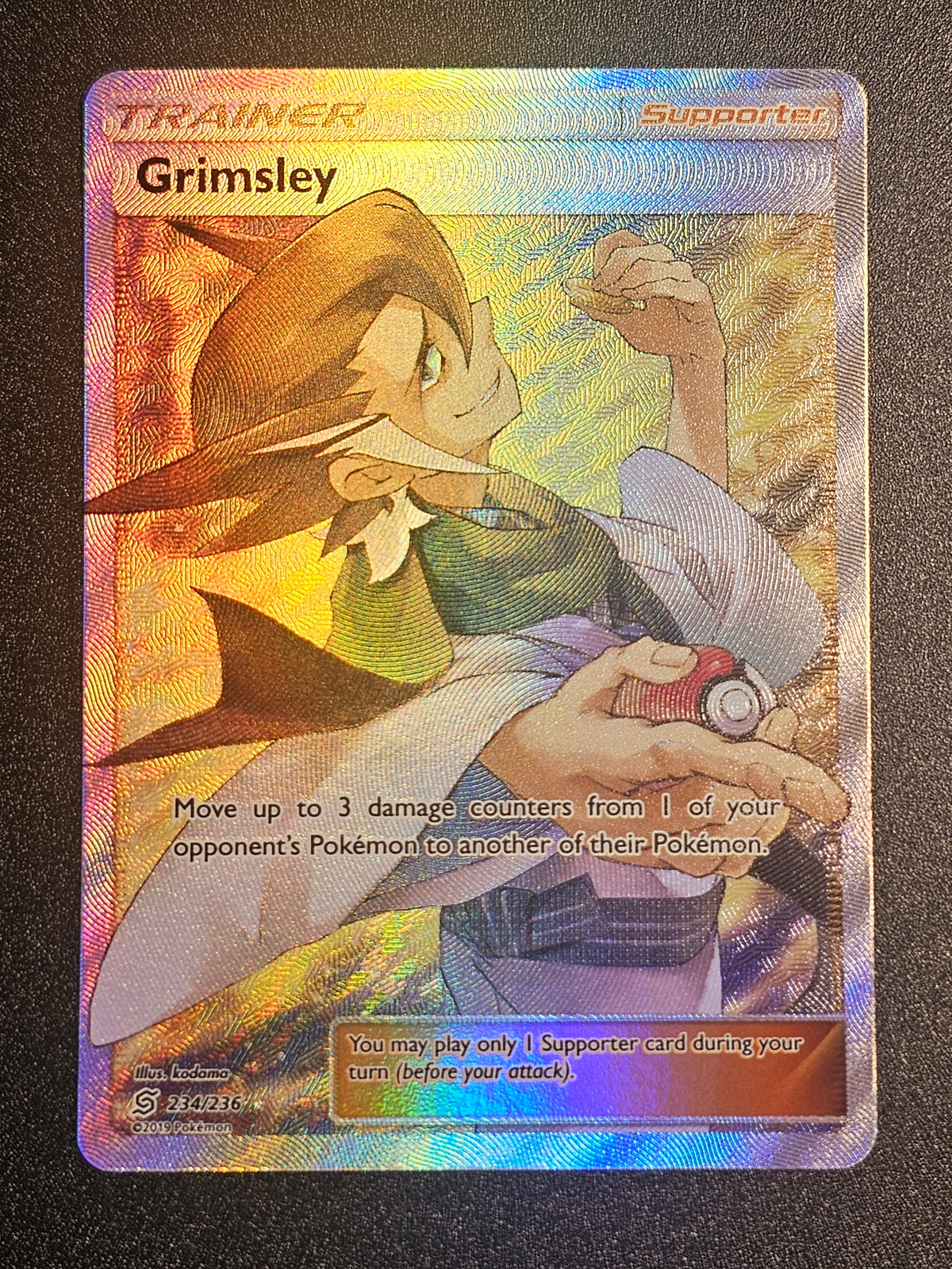 Pokemon TCG - Grimsley 234/236 Unified Minds