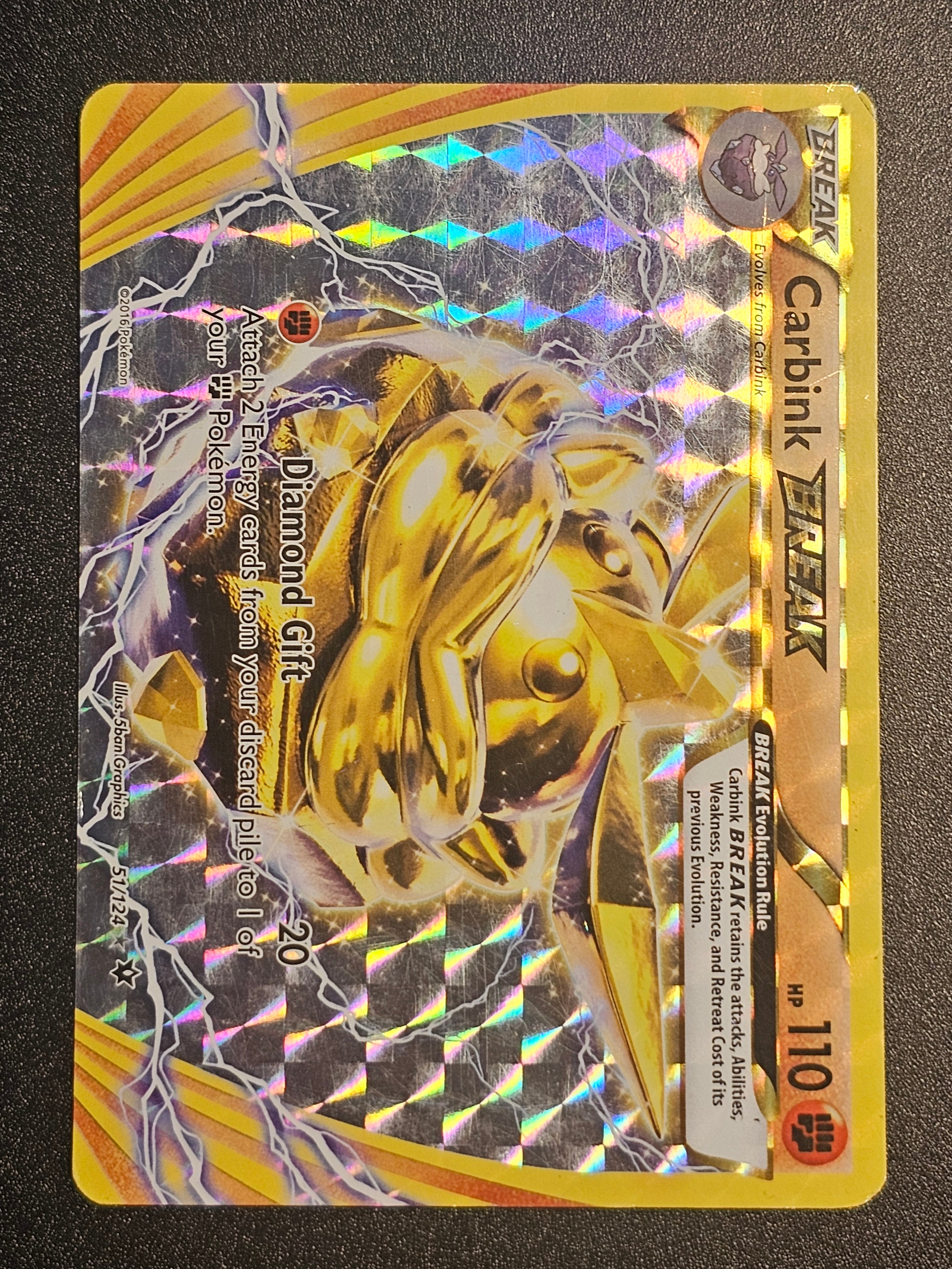 Pokemon TCG - Carbink Break 51/124 Fates Collide