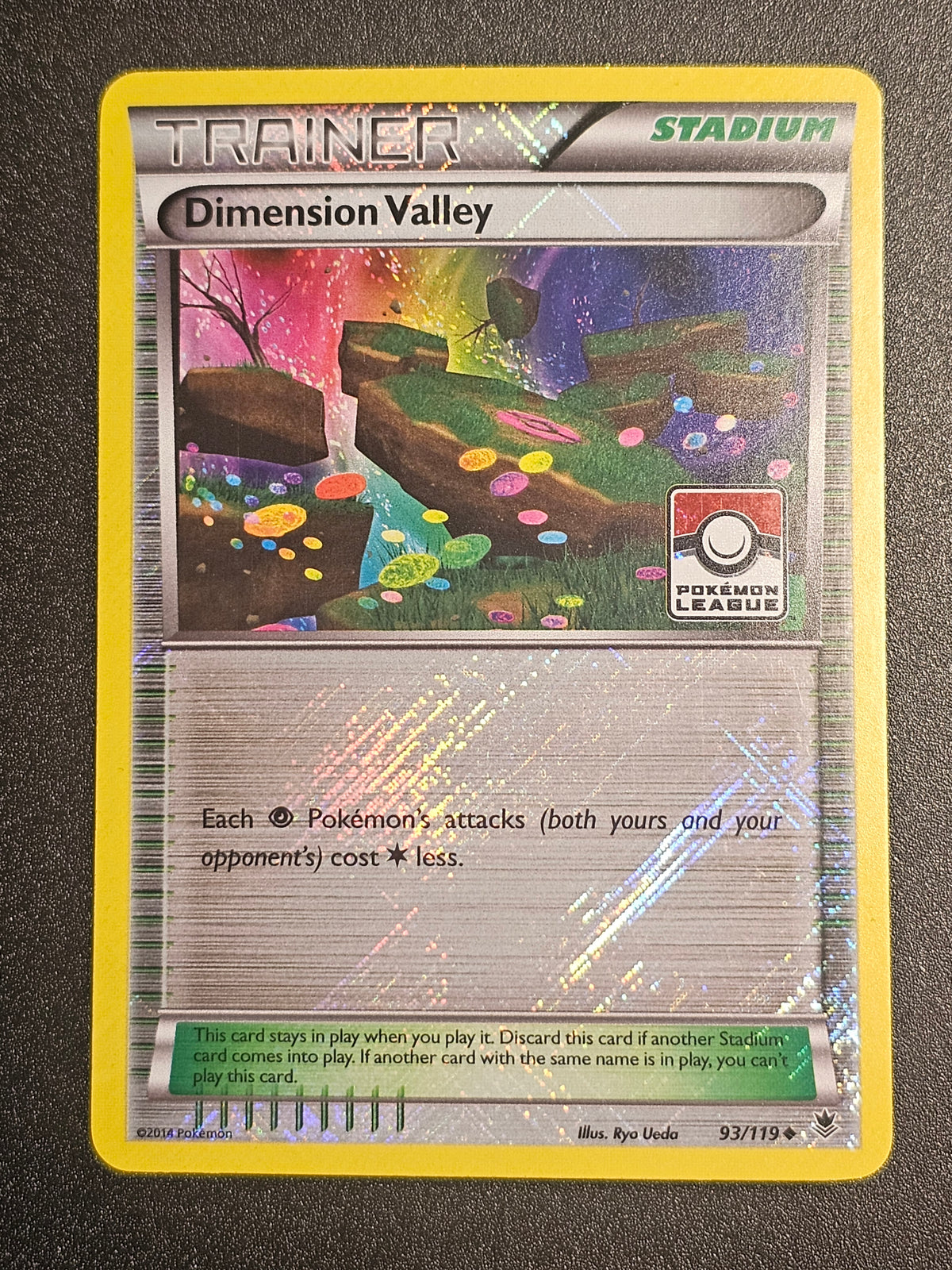 Pokemon TCG - Dimension Valley 93/119 Pokemon League Promo