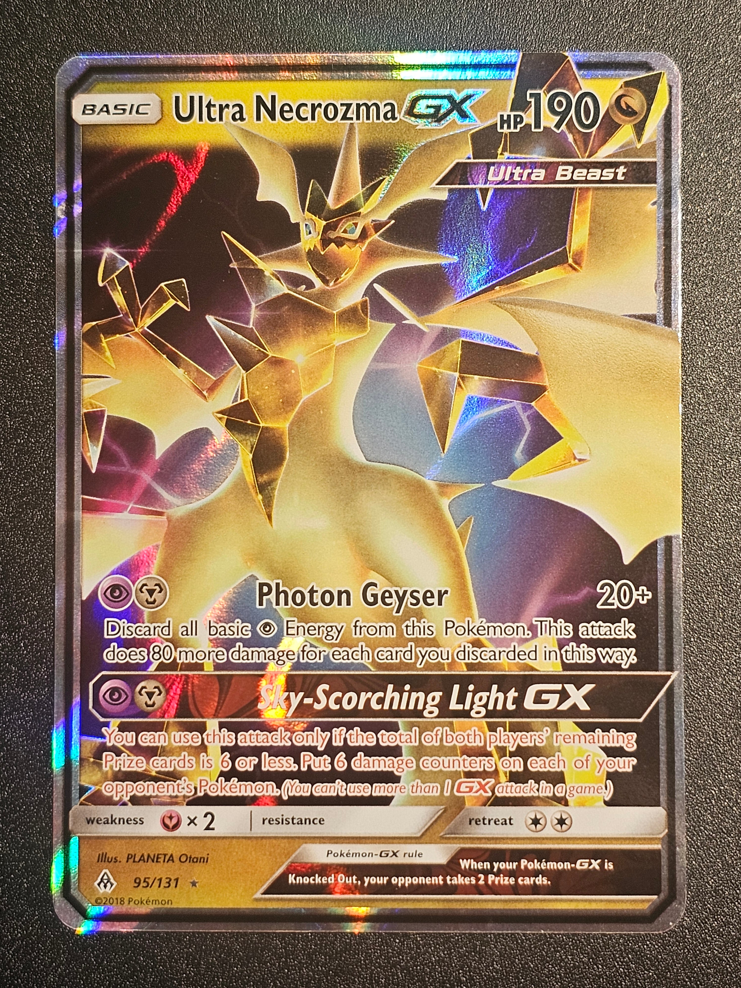 Pokemon TCG - Ultra Necrozma GX 95/131 Forbidden Light
