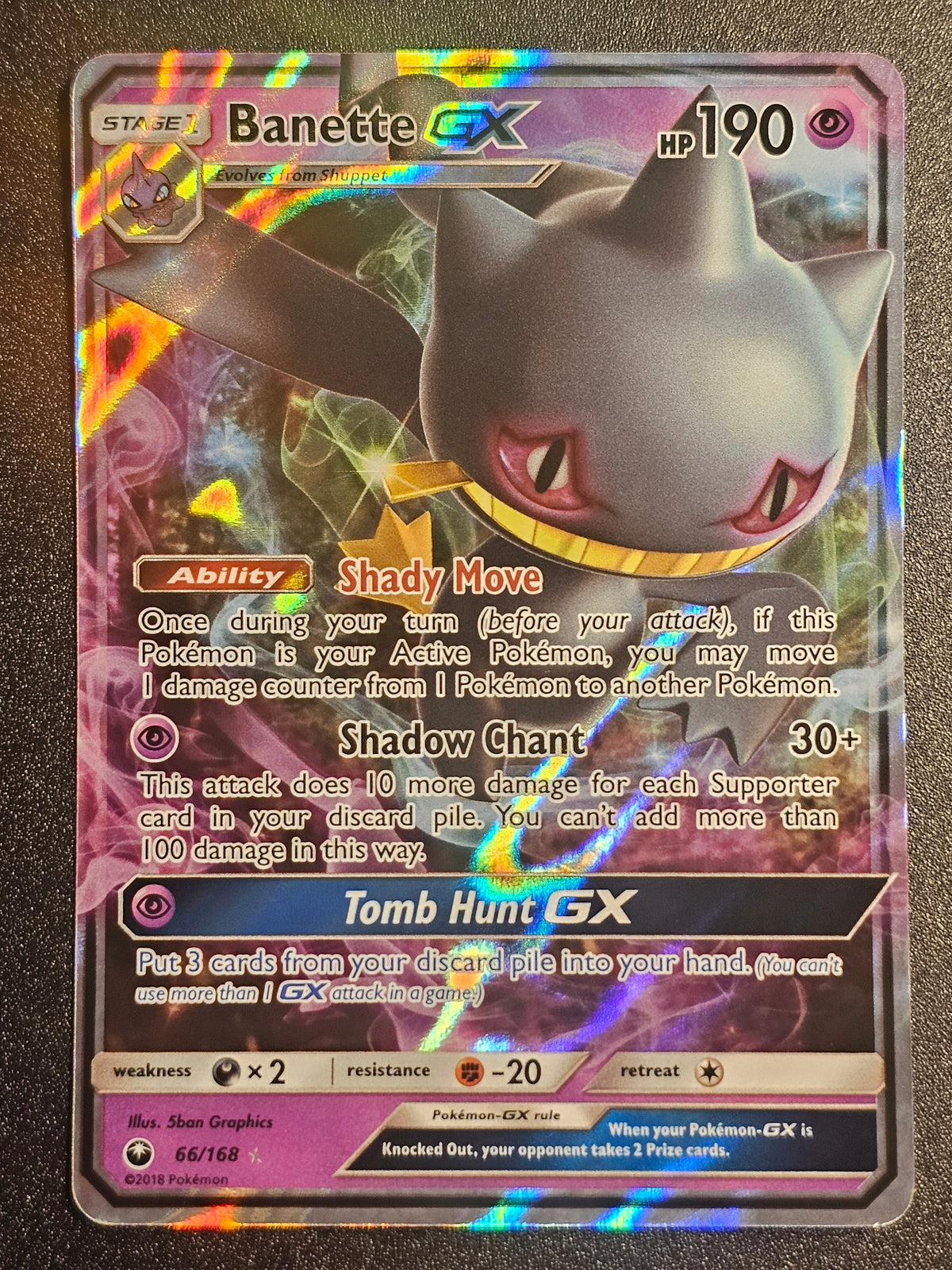 Pokemon TCG - Banette GX 66/168 Celestial Storm