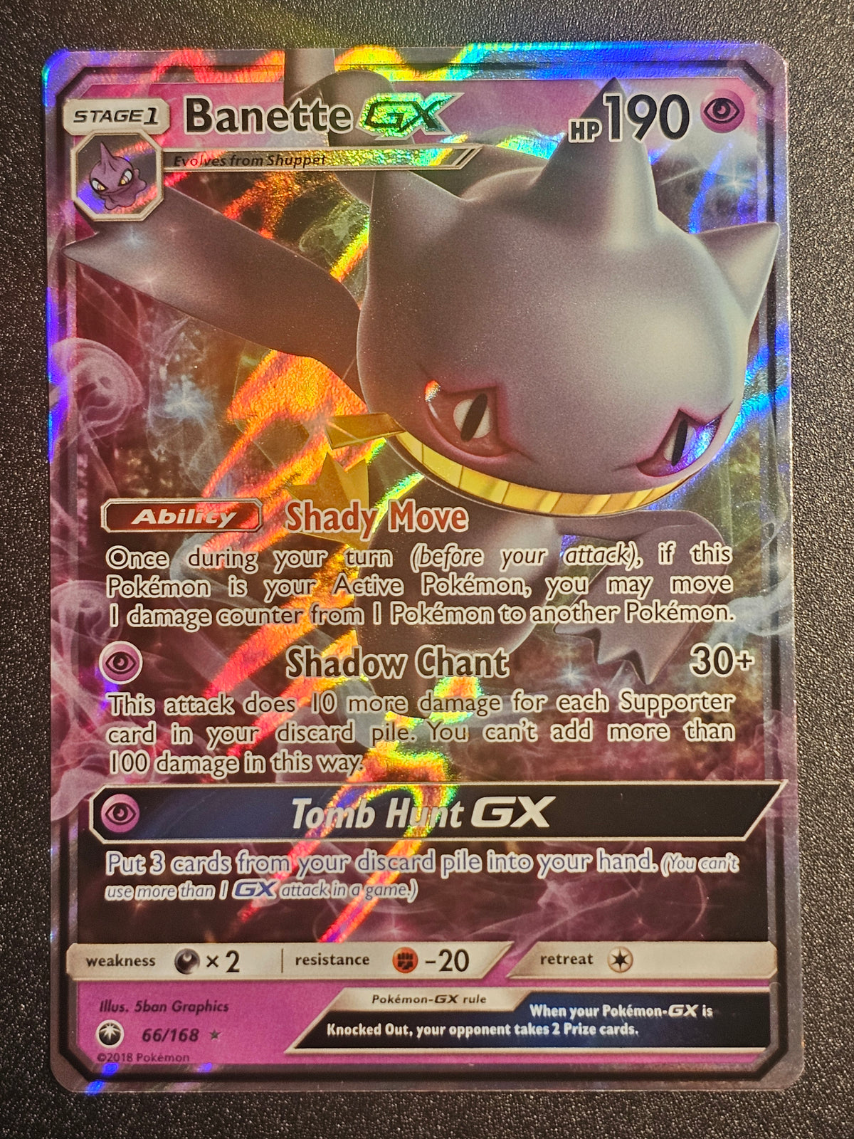 Pokemon TCG - Banette GX 66/168 Celestial Storm