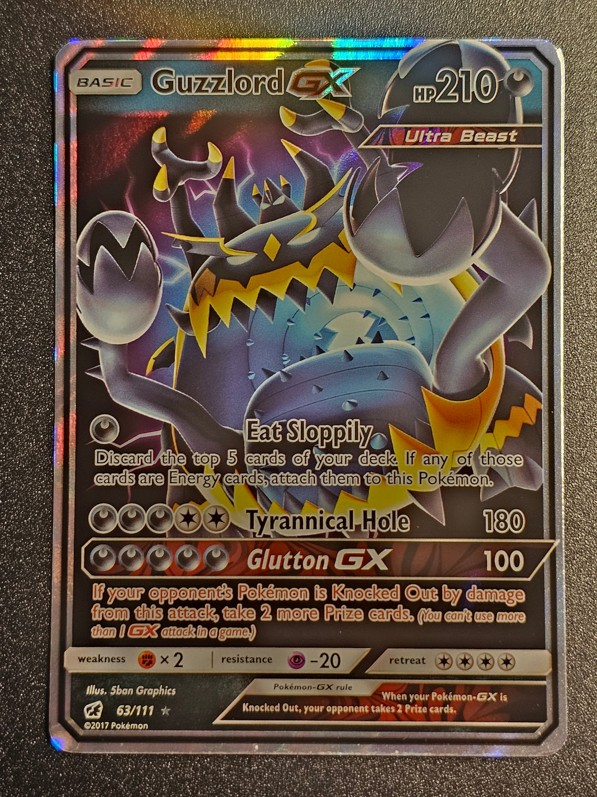 Pokemon TCG - Guzzlord GX 63/111 Crimson Invasion