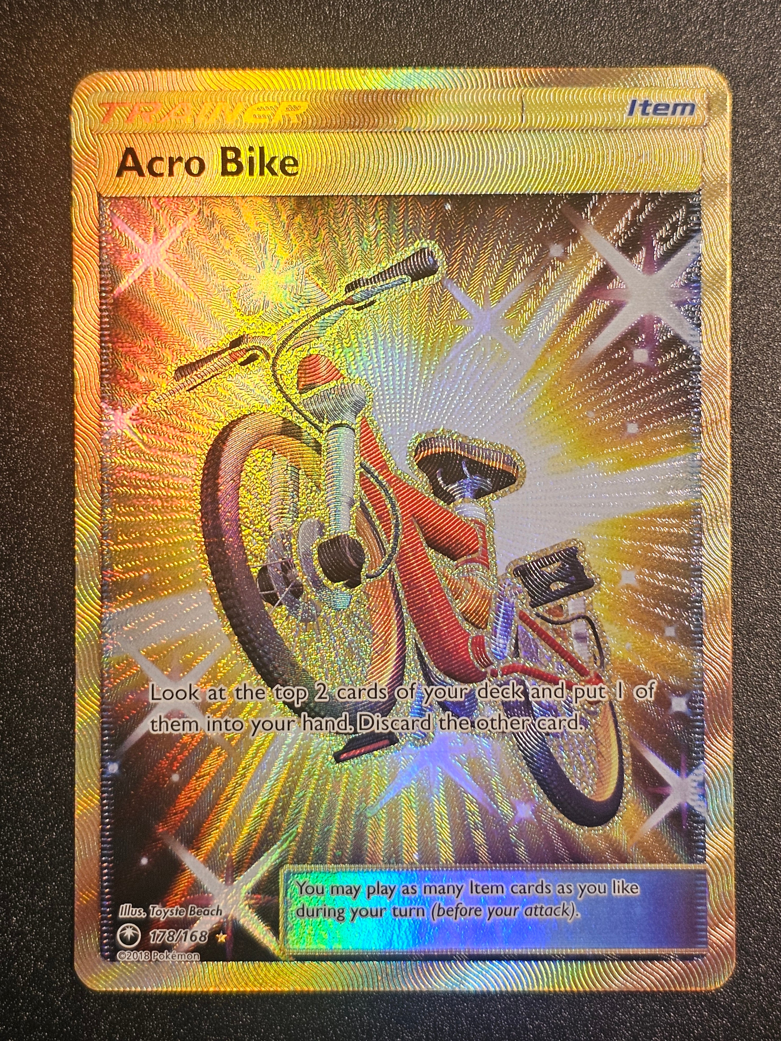 Pokemon TCG - Acro Bike 178/168 Celestial Storm
