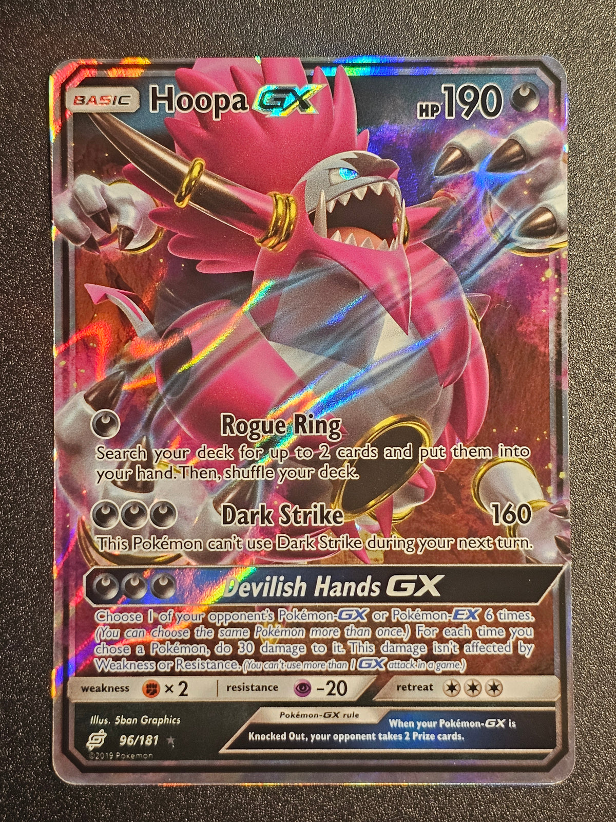 Pokemon TCG - Hoopa GX 96/181 Team Up