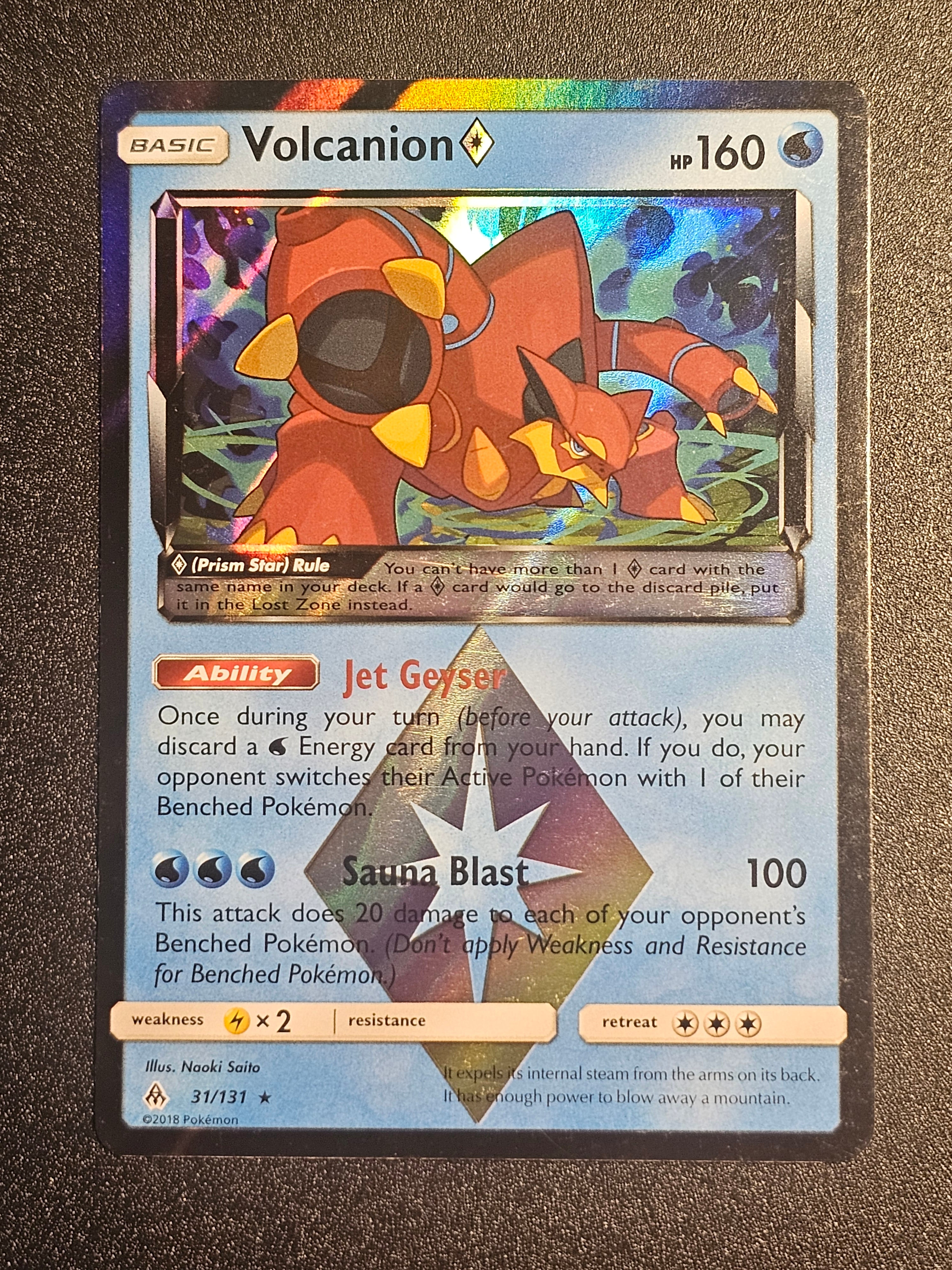Pokemon TCG - Volcanion Prism 31/131 Forbidden Light