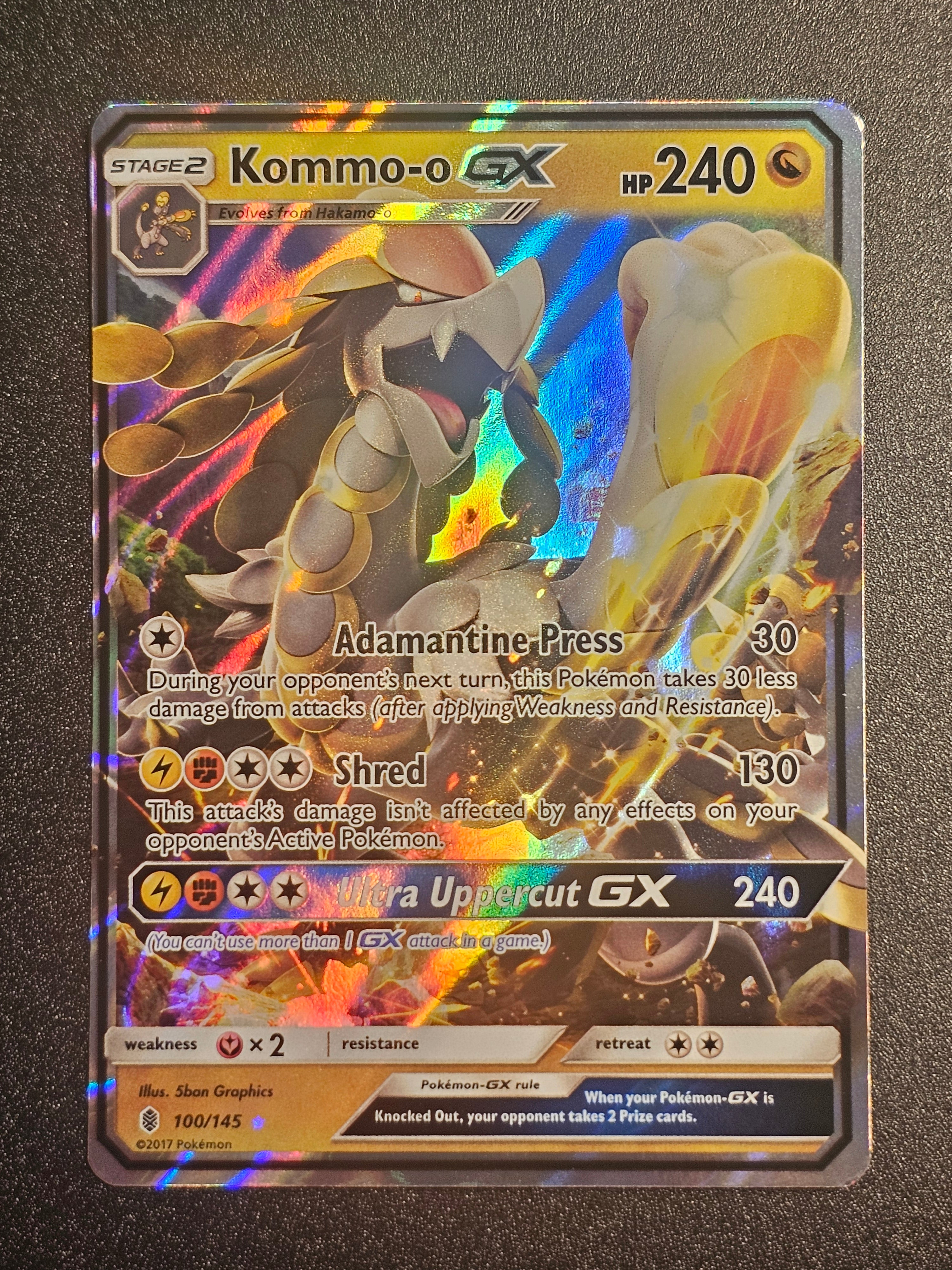 Pokemon TCG - Kommo-o GX 100/145 Guardians Rising