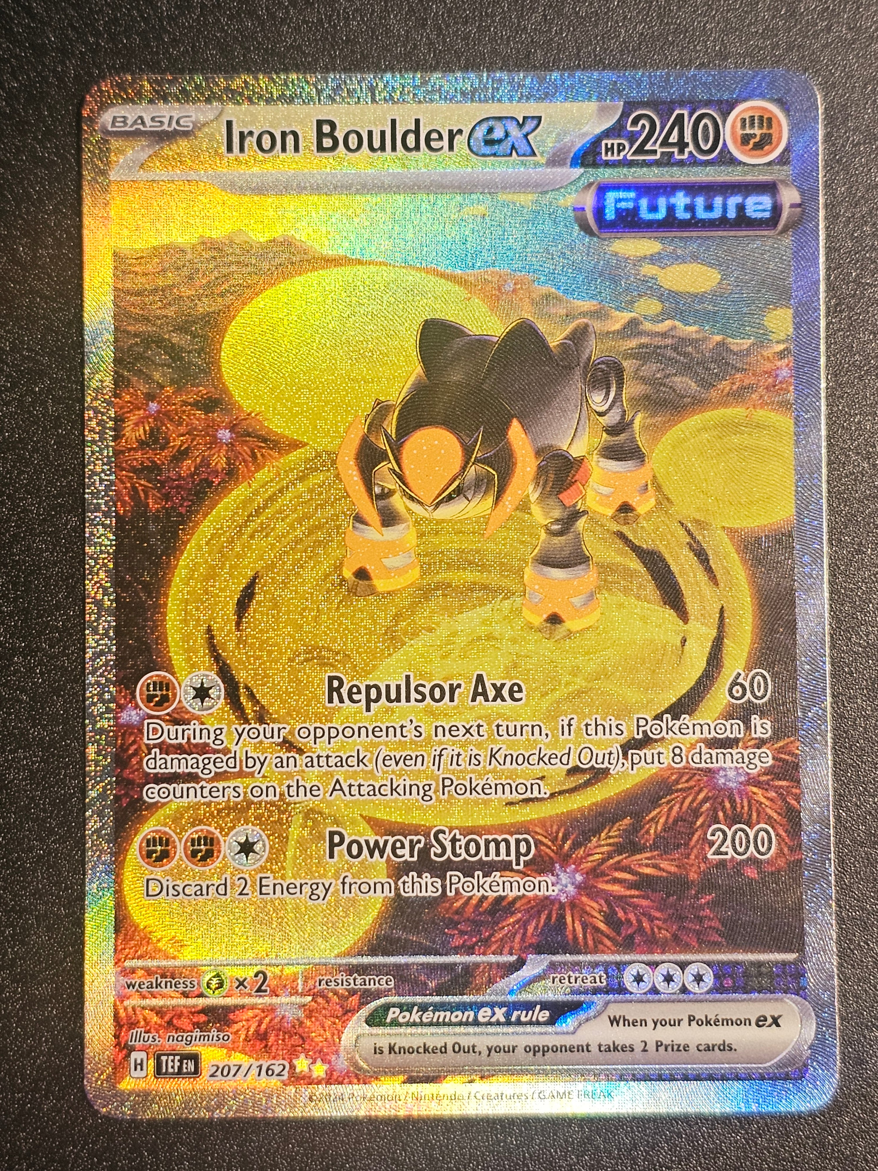Pokemon TCG - Iron Boulder EX 207/162 Temporal Forces