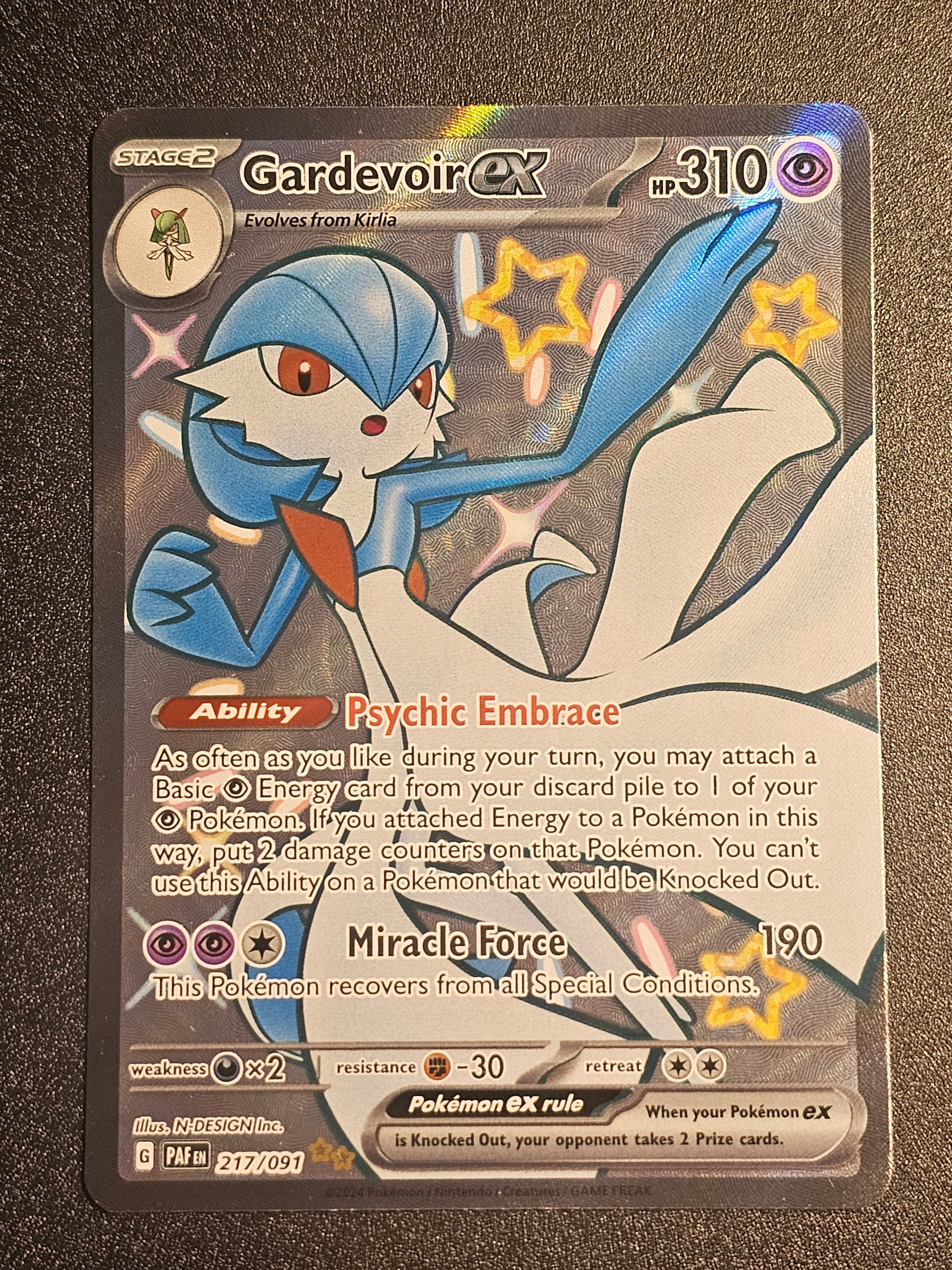 Pokemon TCG - Gardevoir EX 217/091 Paldean Fates