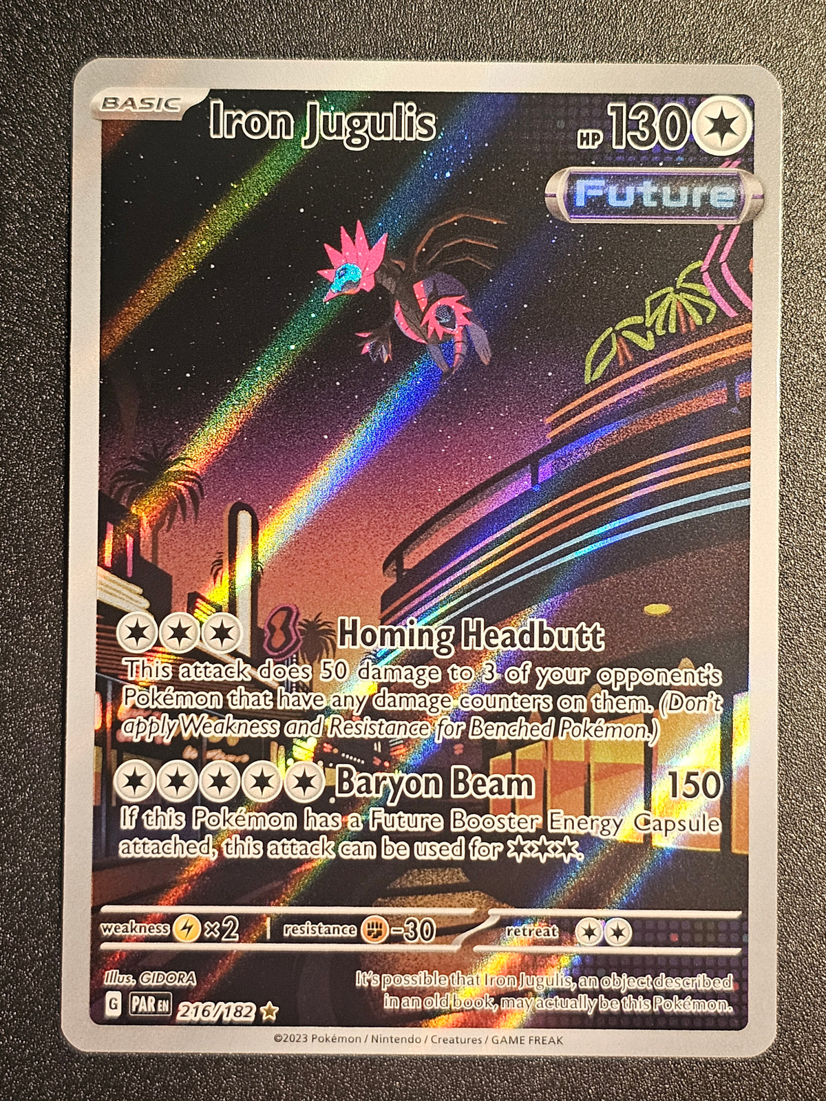 Pokemon TCG - Iron Jugulis 216/182 Paradox Rift