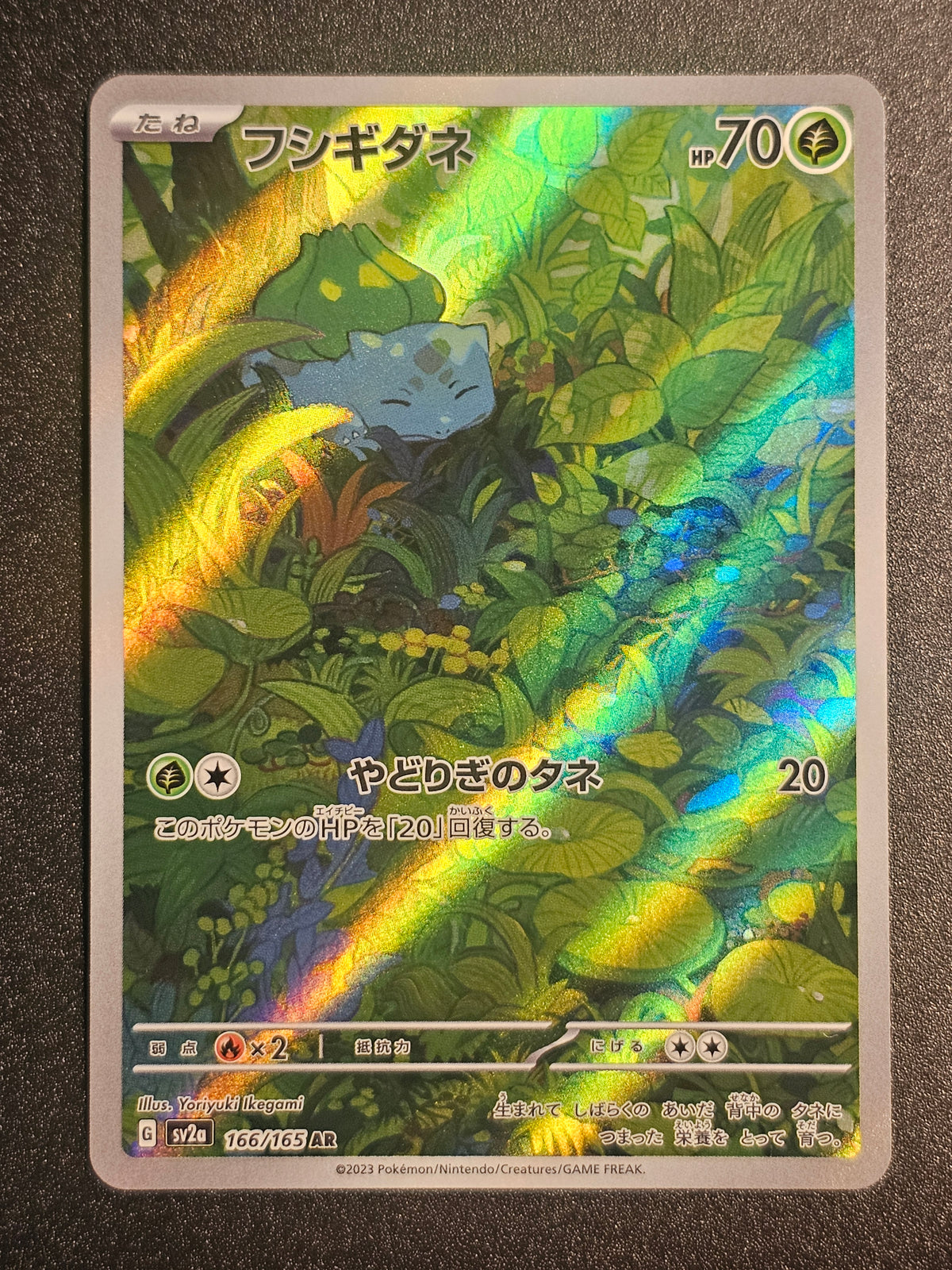 Pokemon TCG - Bulbasaur 166/165 AR