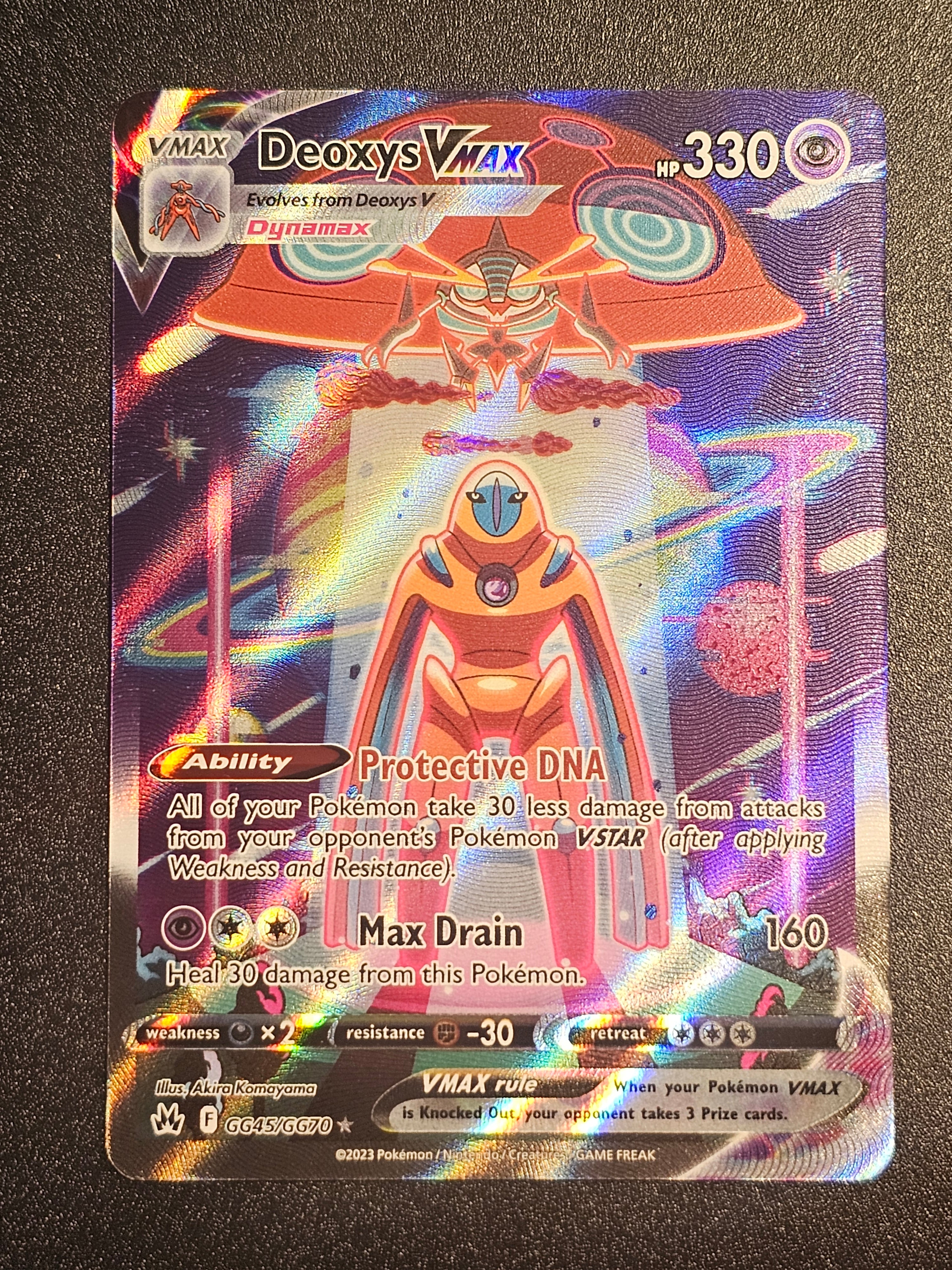 Pokemon TCG - Deoxys VMAX GG45/GG70 Crown Zenith