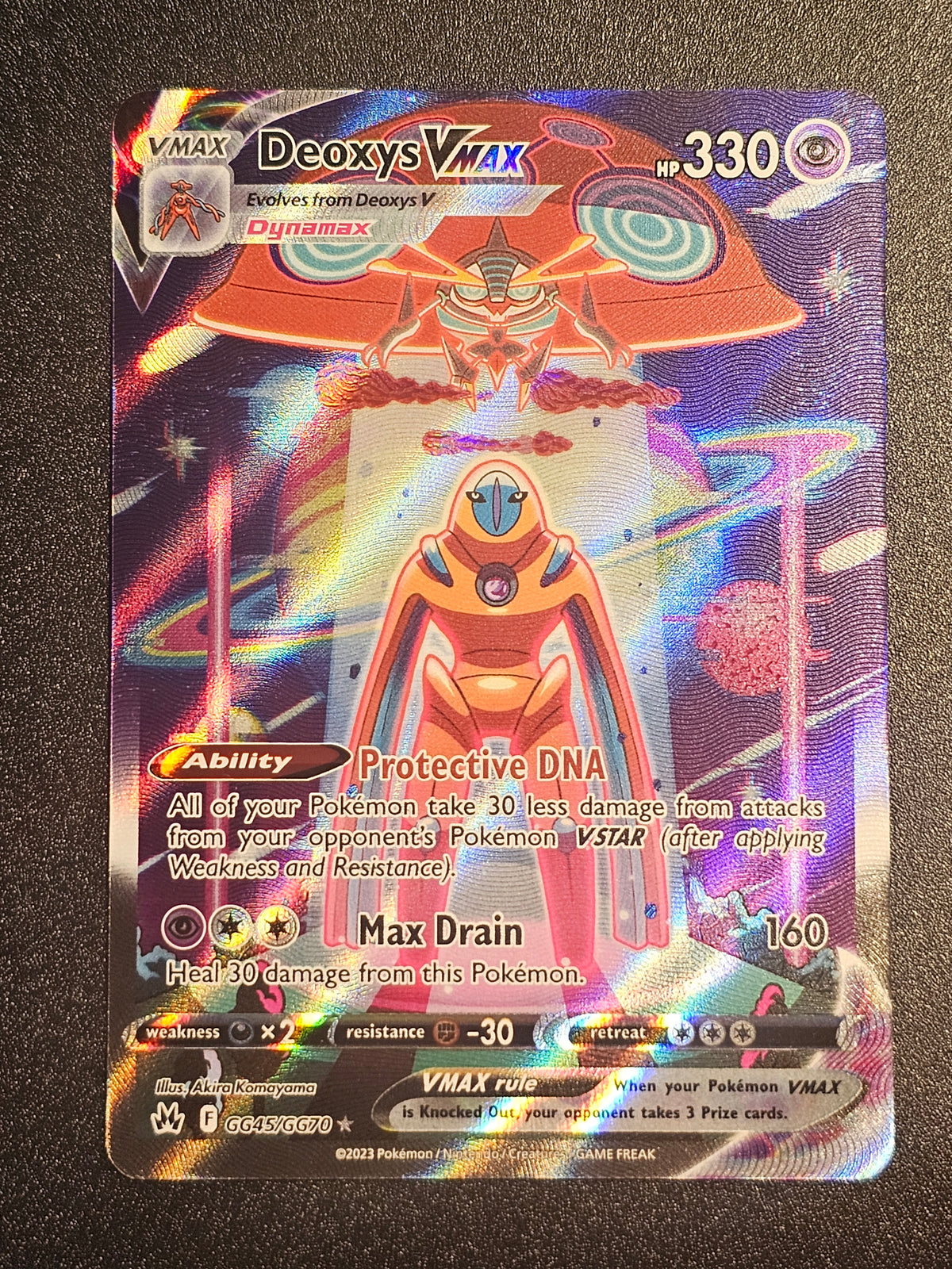 Pokemon TCG - Deoxys VMAX GG45/GG70 Crown Zenith