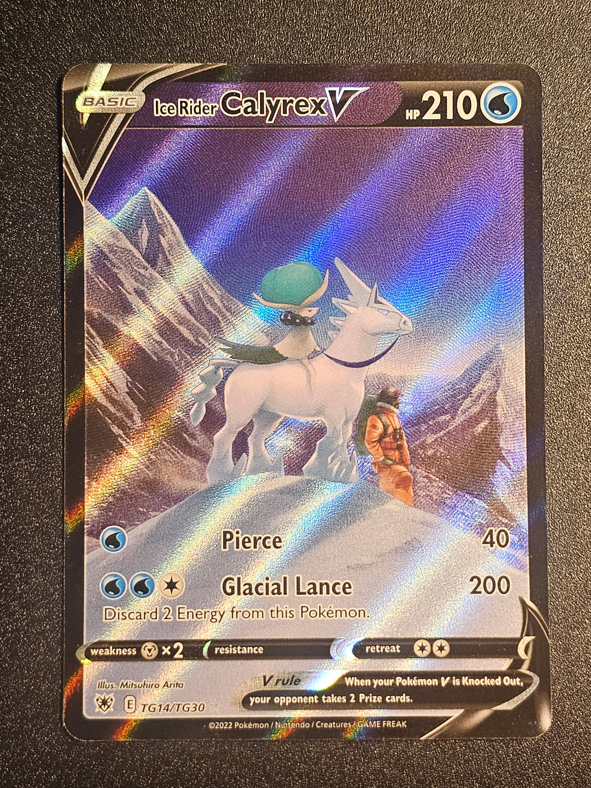 Pokemon TCG - Ice Rider Calyrex V TG14/TG30 Astral Radiance