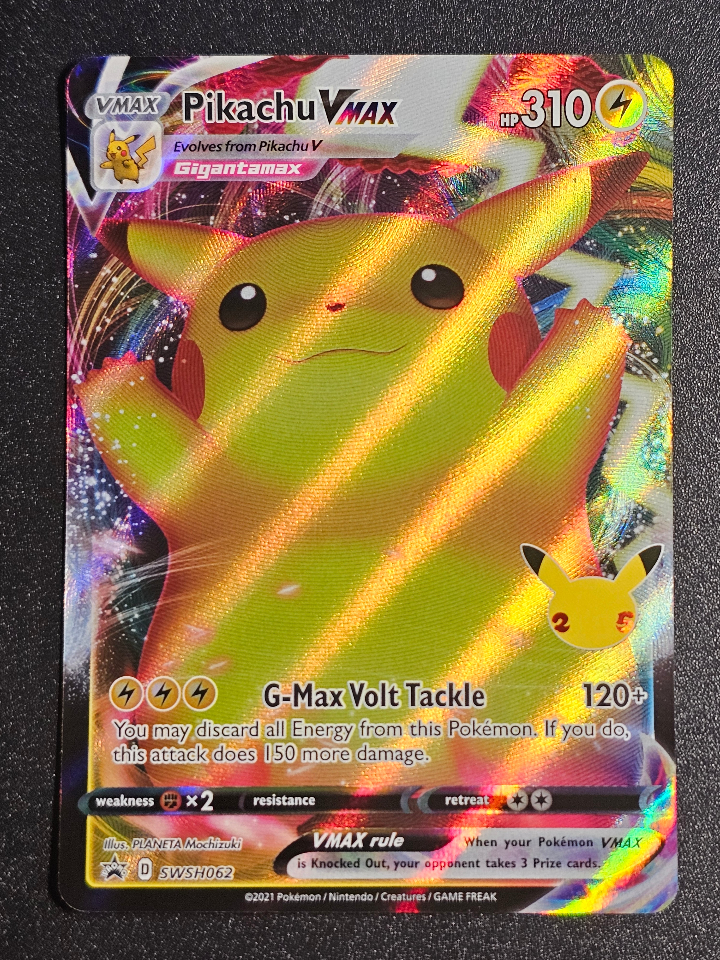 Pokemon TCG - Pikachu Vmax SWSH062
