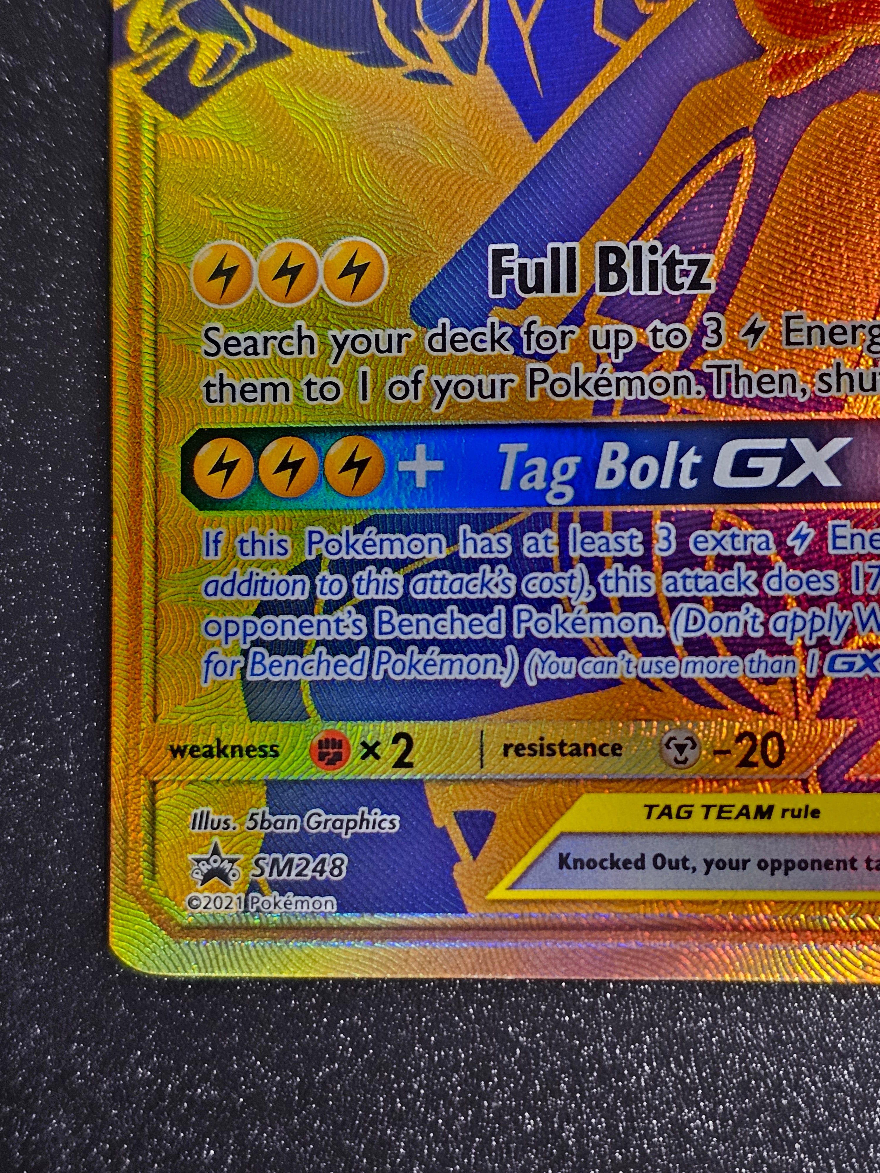 Pokemon TCG - Pikachu & Zekrom GX SM248