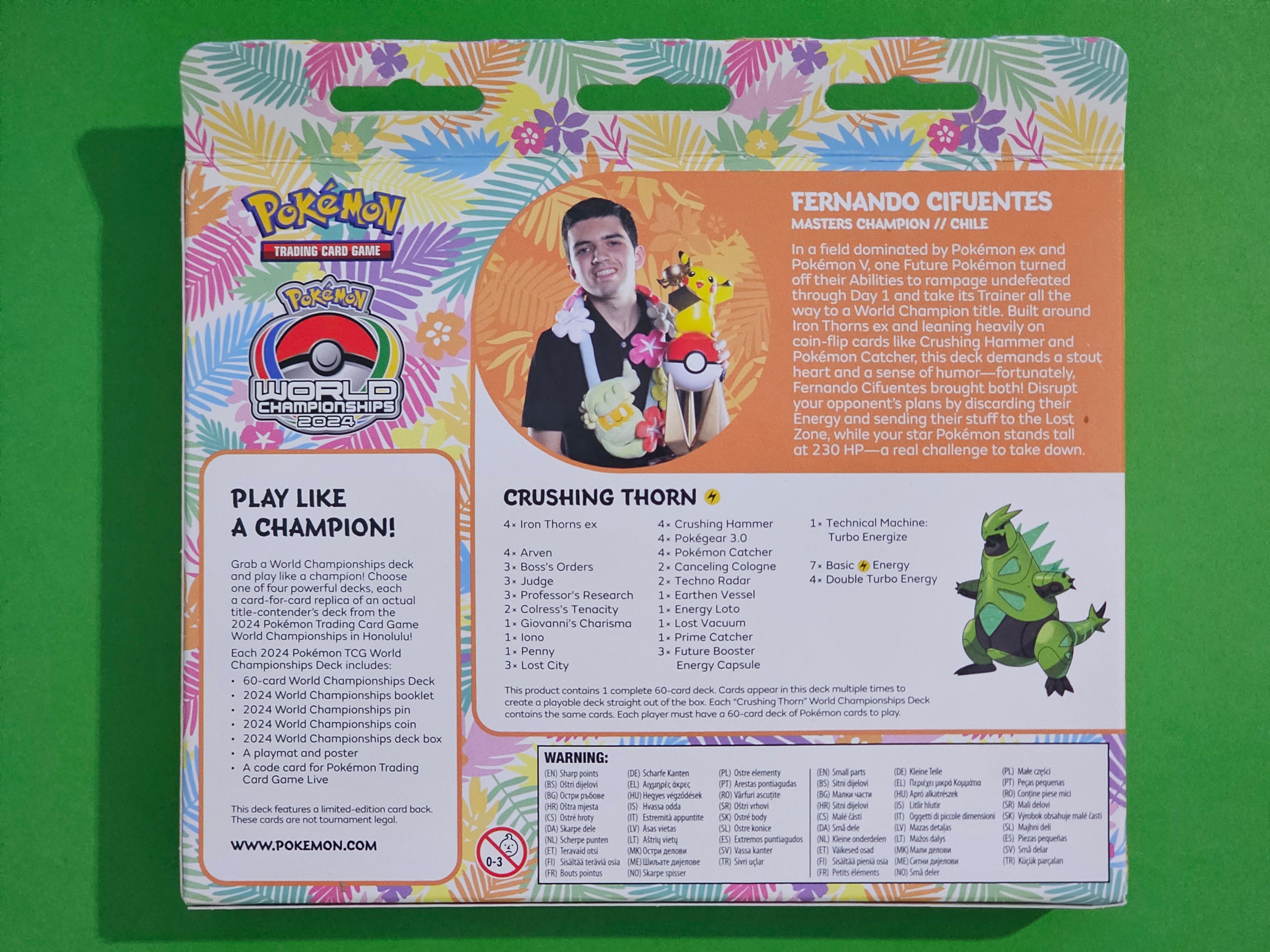 Pokemon TCG - Honolulu 2024 World Championship Deck Set