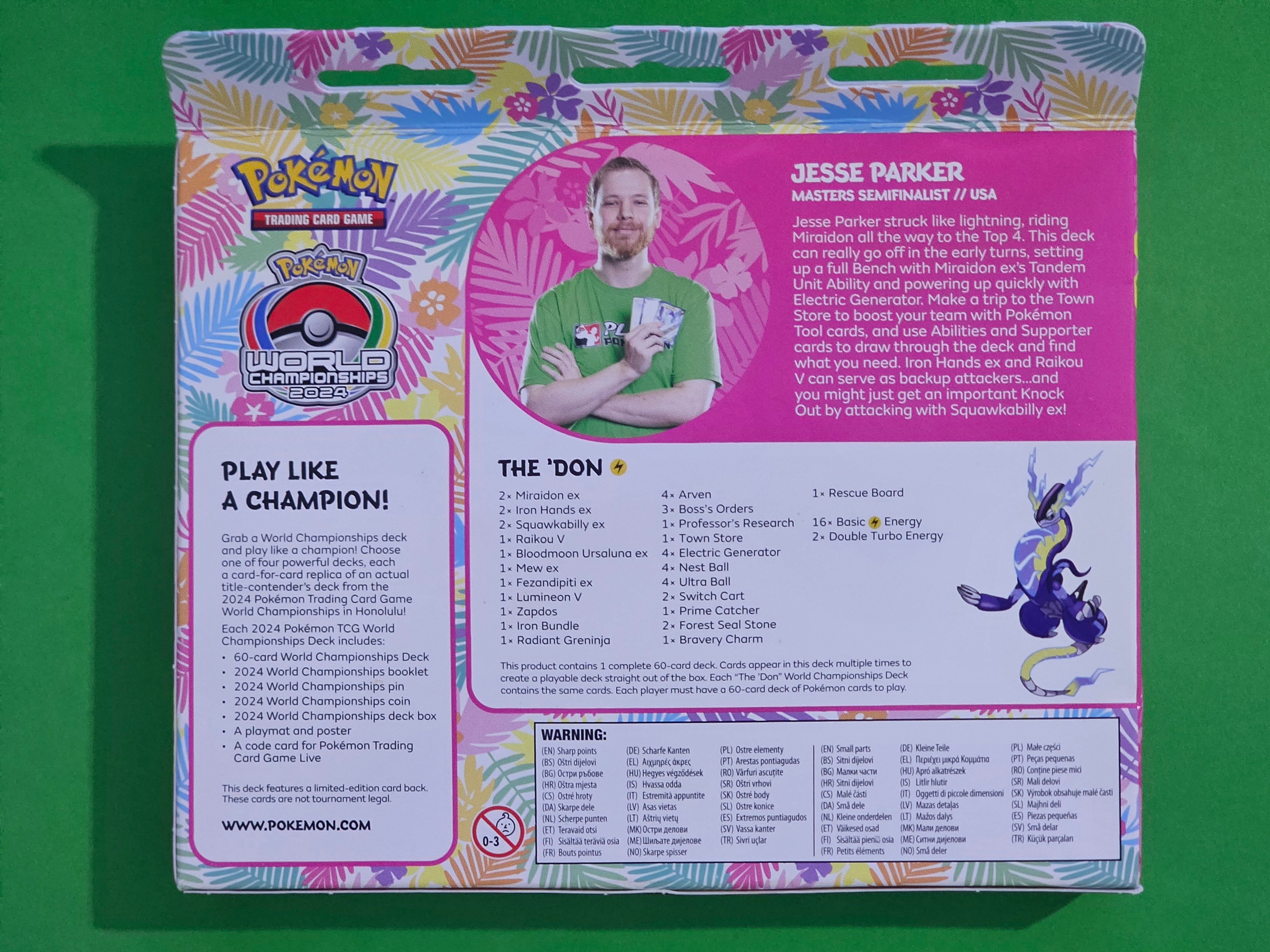Pokemon TCG - Honolulu 2024 World Championship Deck Set