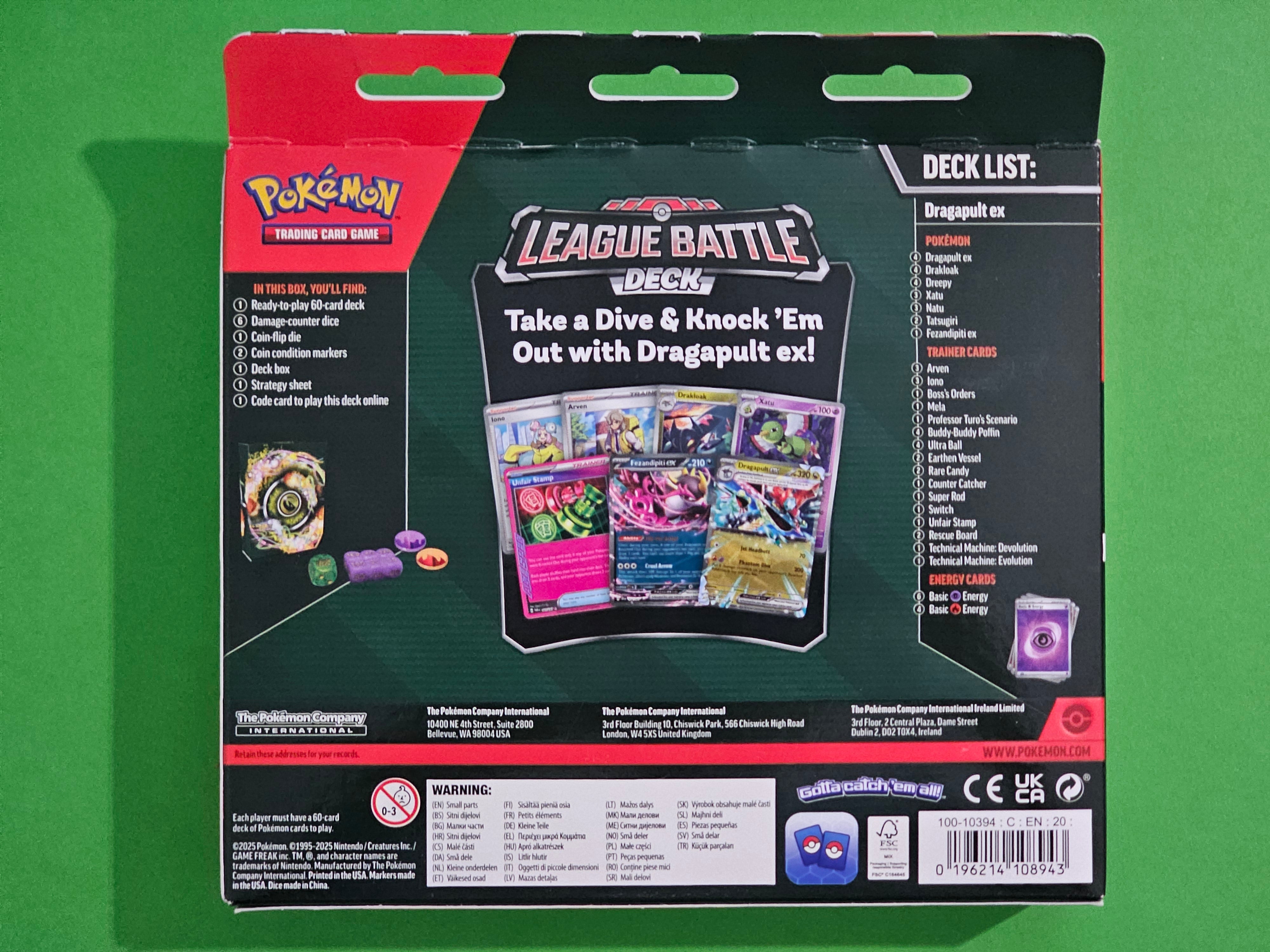 Pokemon TCG - League Battle Deck Collection