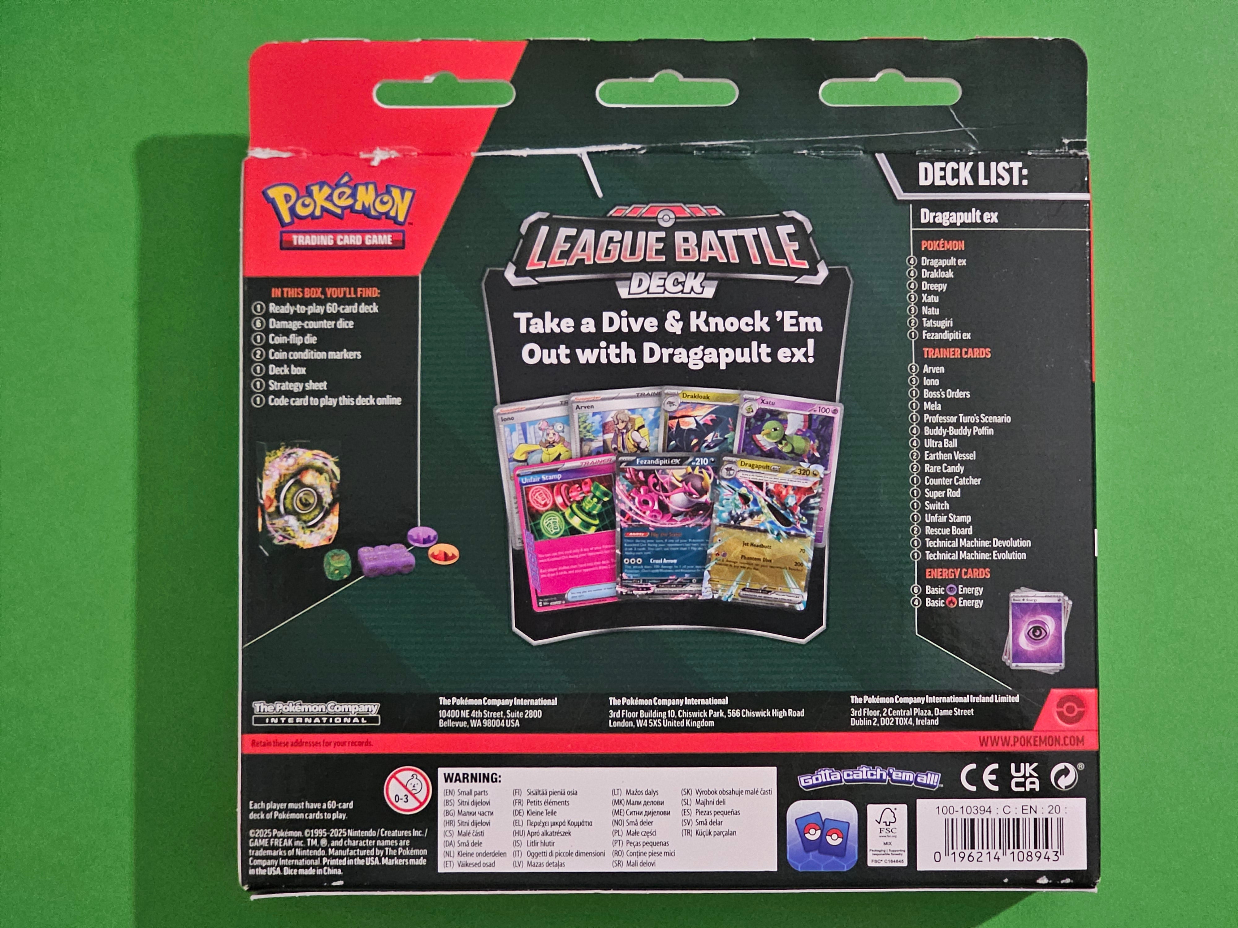 Pokemon TCG - League Battle Deck Collection