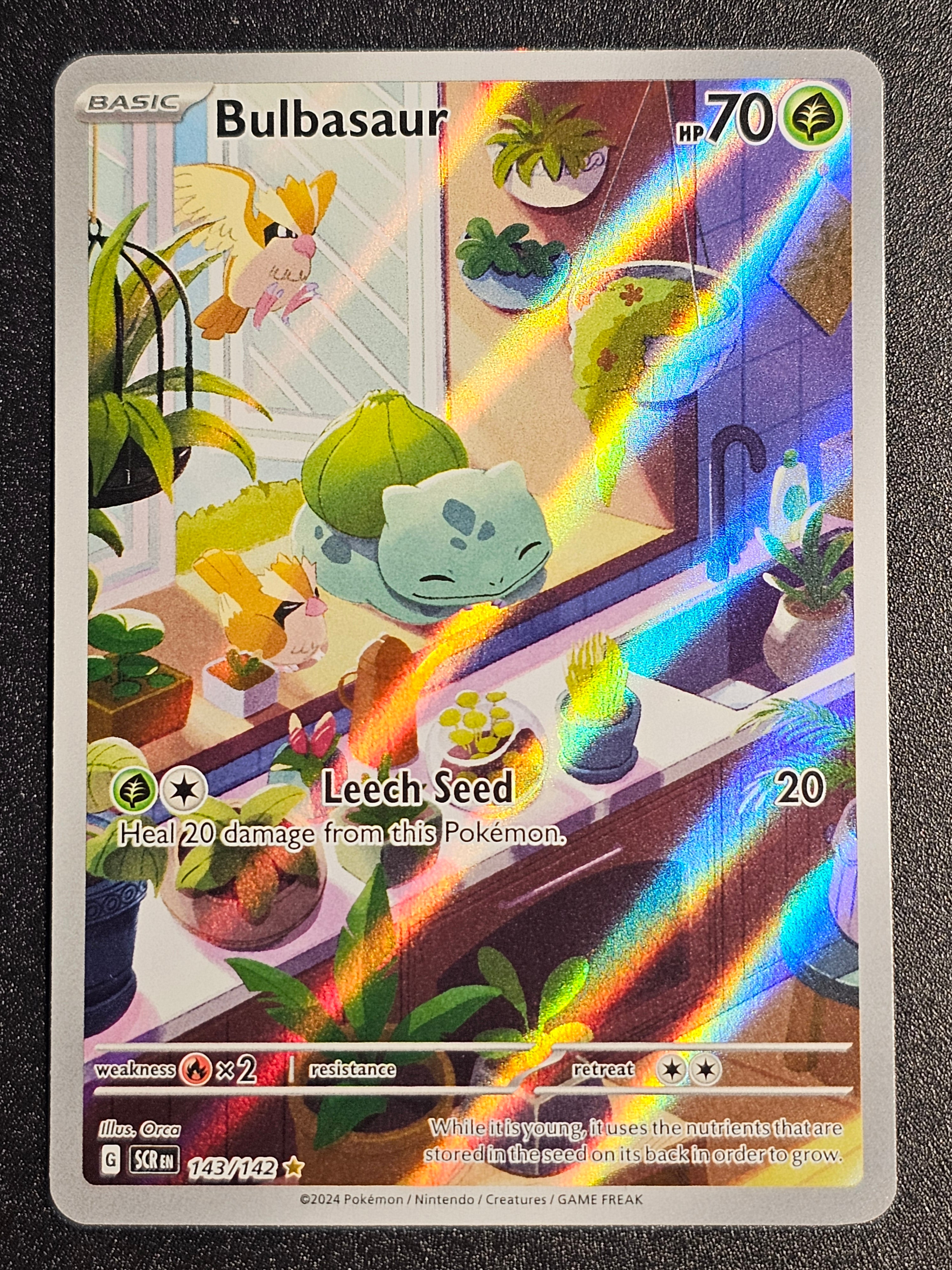 Pokemon TCG - Bulbasaur 143/142 Stellar Crown