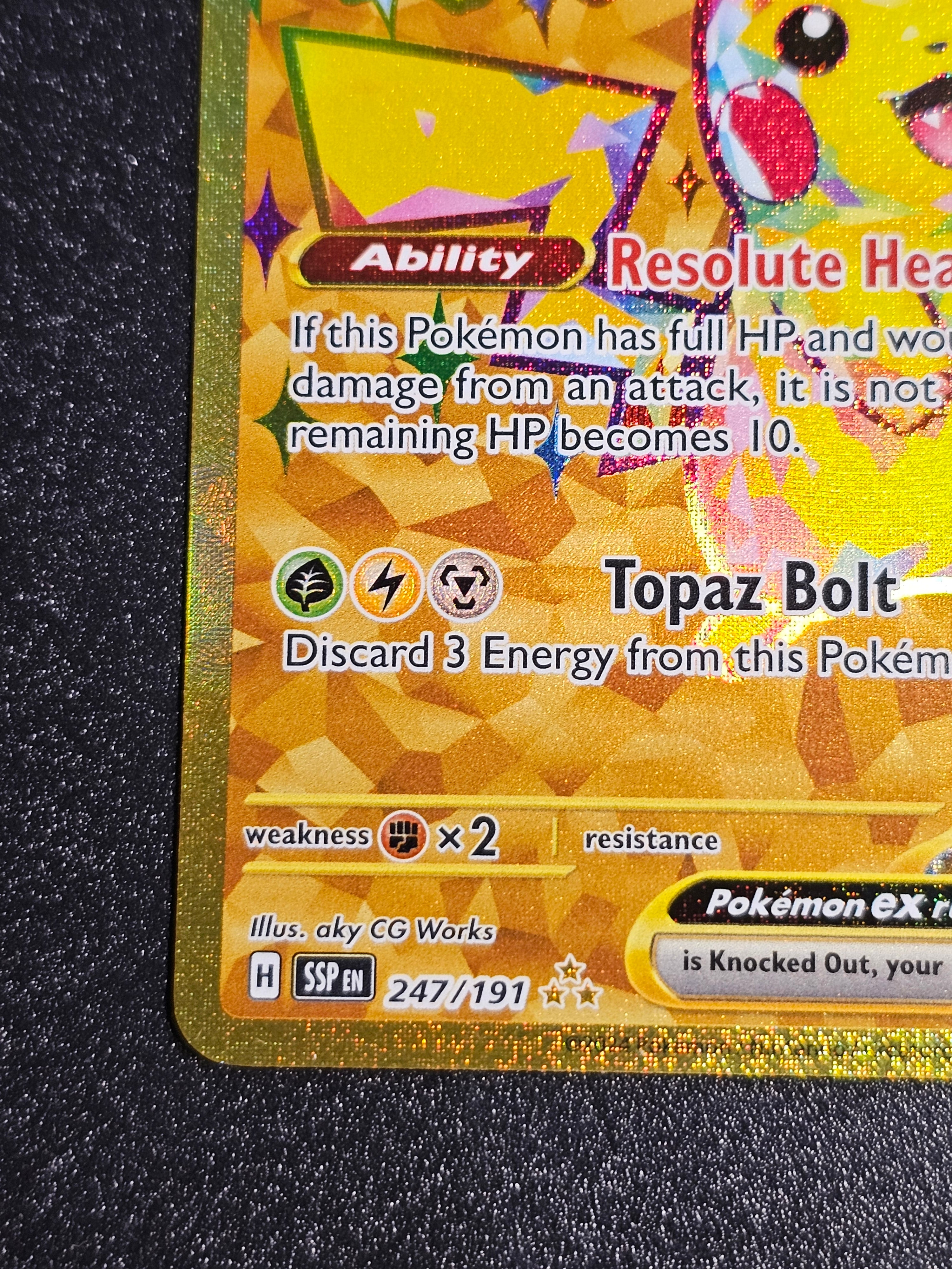 Pokemon TCG - Pikachu ex 247/191 Vivid Voltage