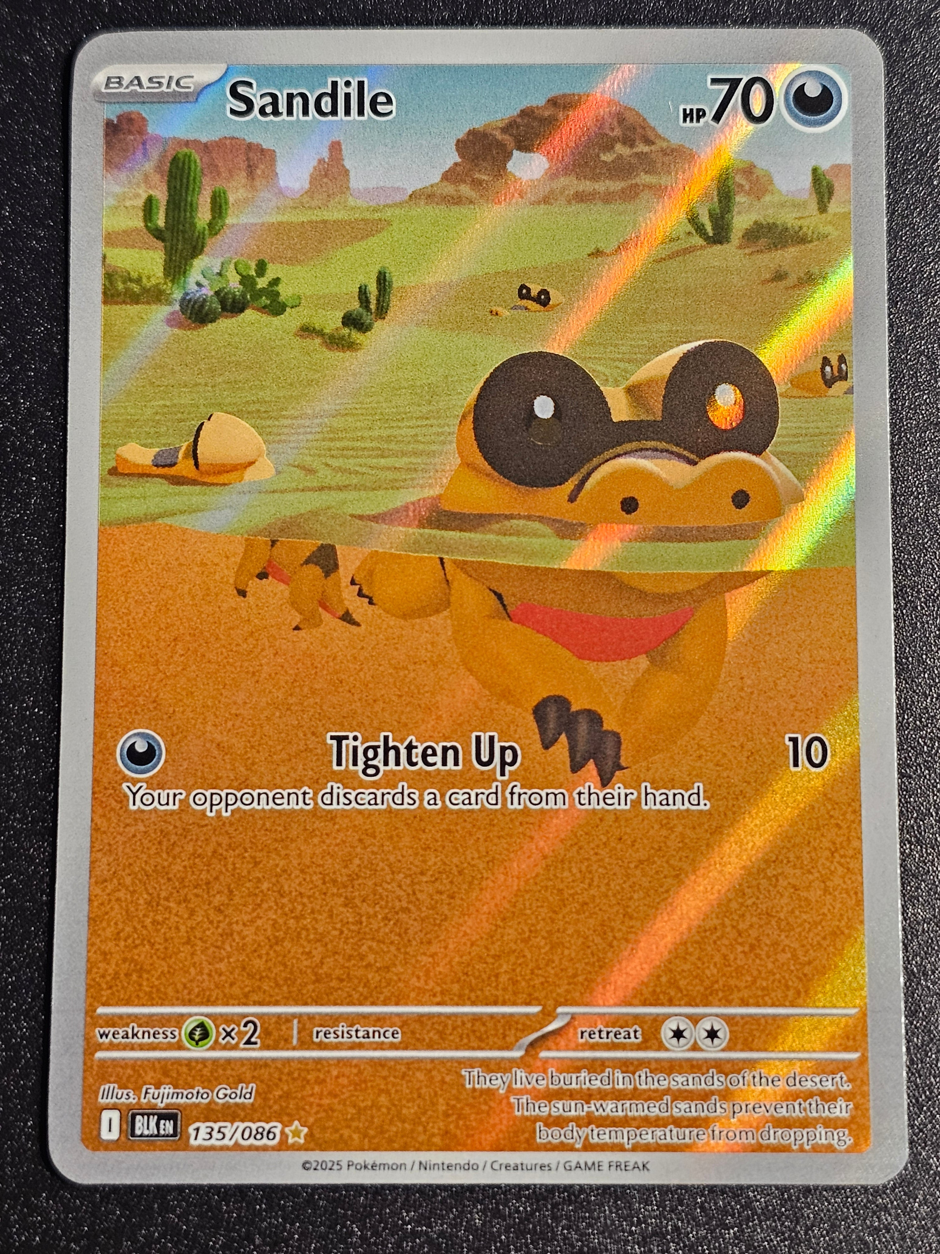 Pokemon TCG - Sandile 135/086 Black Bolt