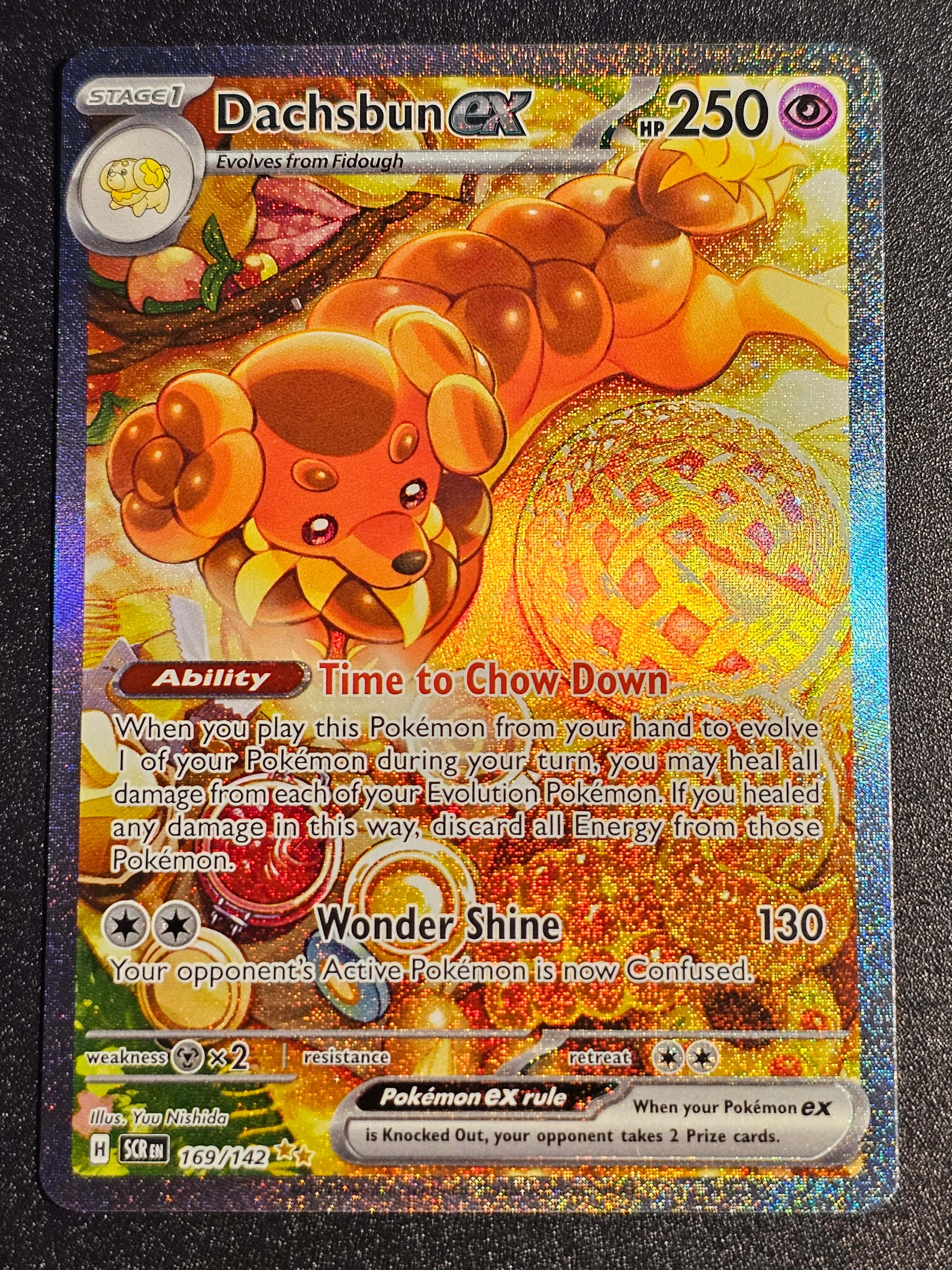 Pokemon TCG - Dachsbun EX 169/142 Stellar Crown