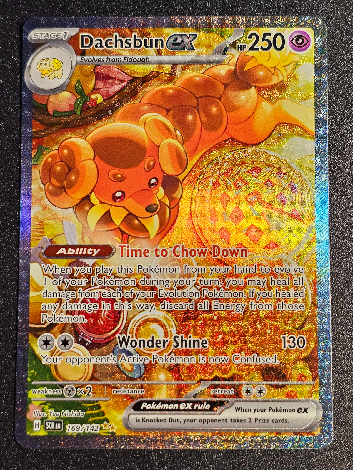 Pokemon TCG - Dachsbun EX 169/142 Stellar Crown