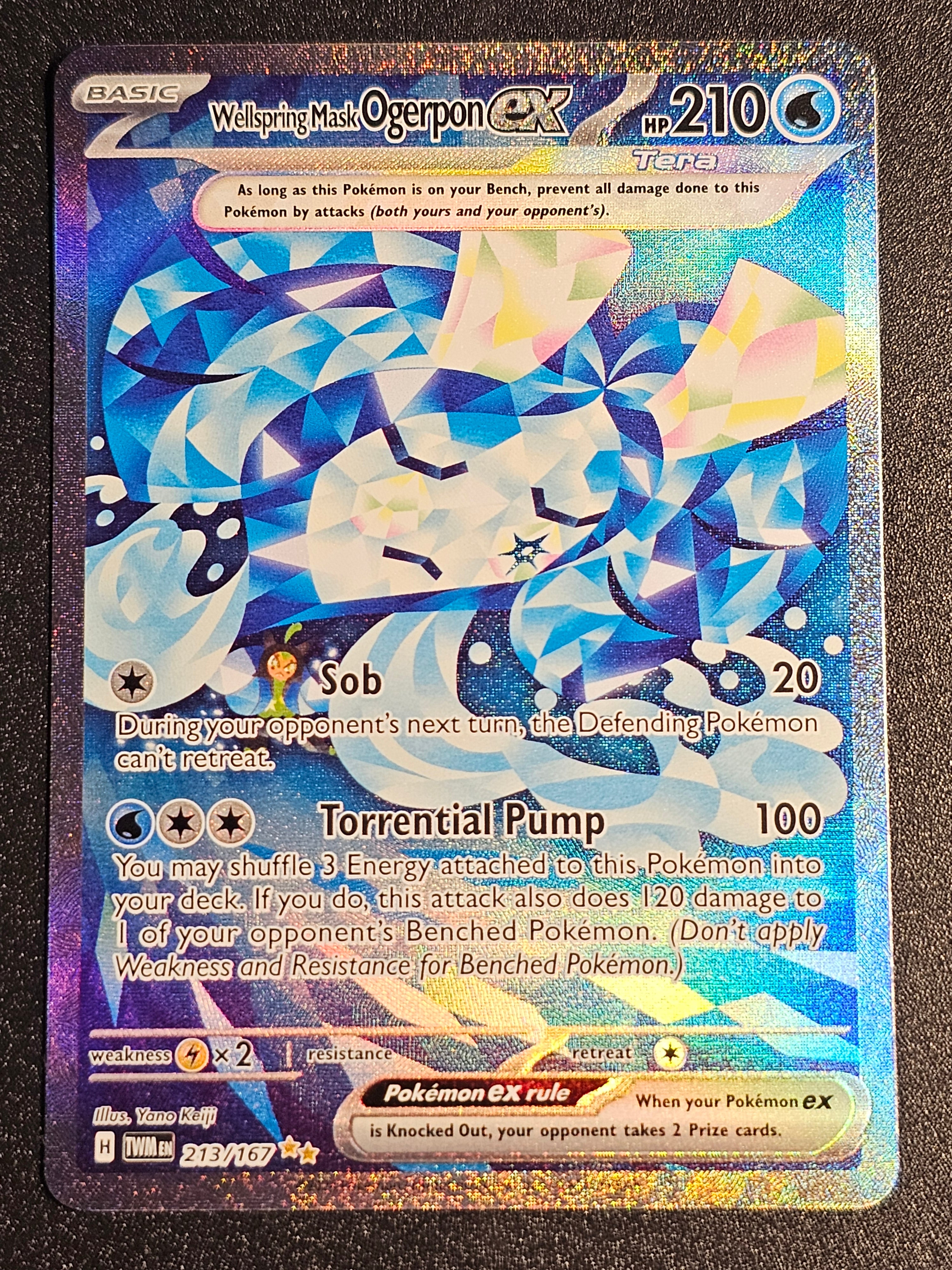 Pokemon TCG - Wellspring Mask Ogerpon EX 213/167