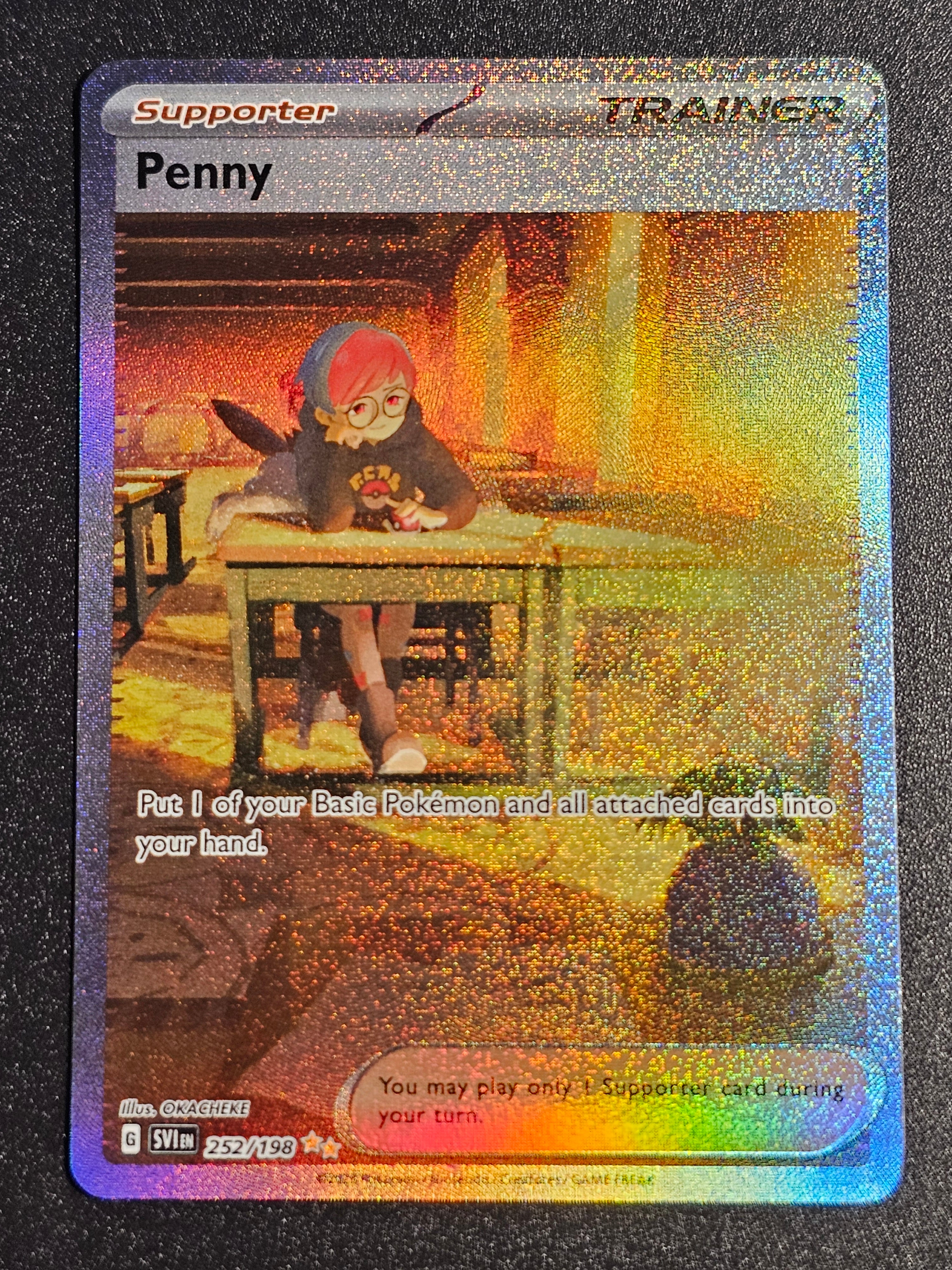 Pokemon TCG - Penny 252/198 Scarlet & Violet Base Set