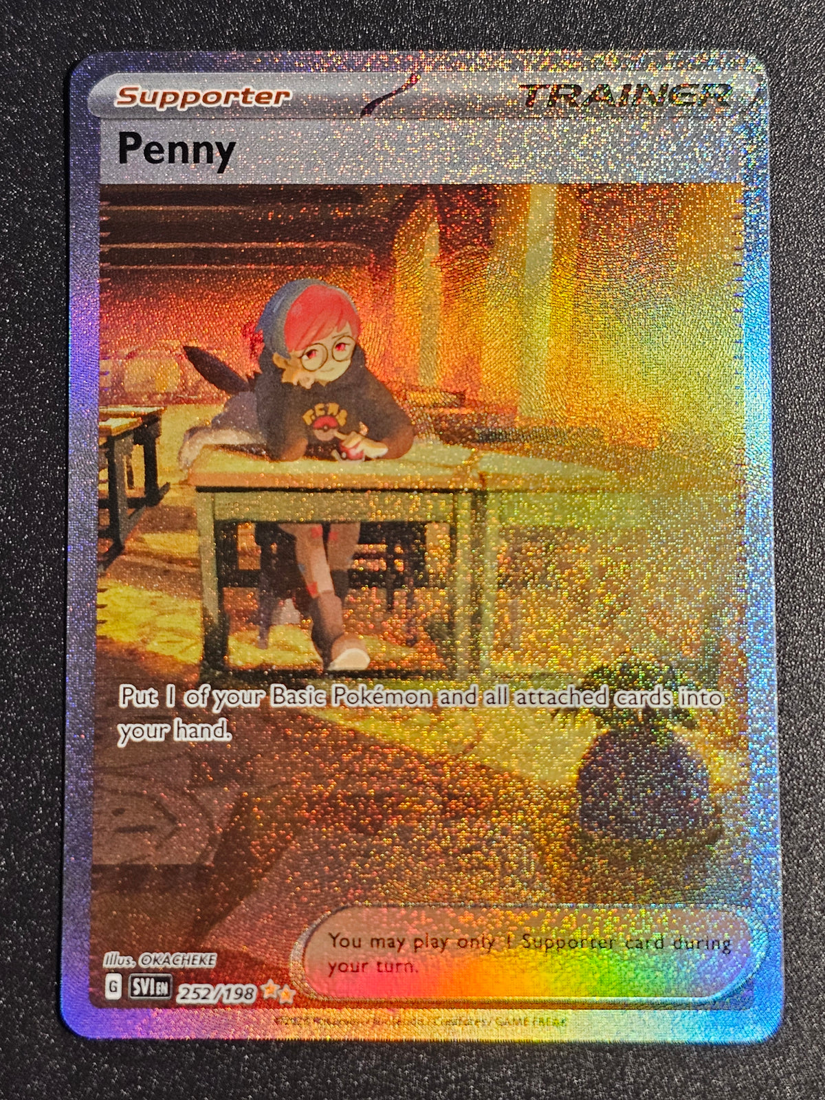 Pokemon TCG - Penny 252/198 Scarlet & Violet Base Set