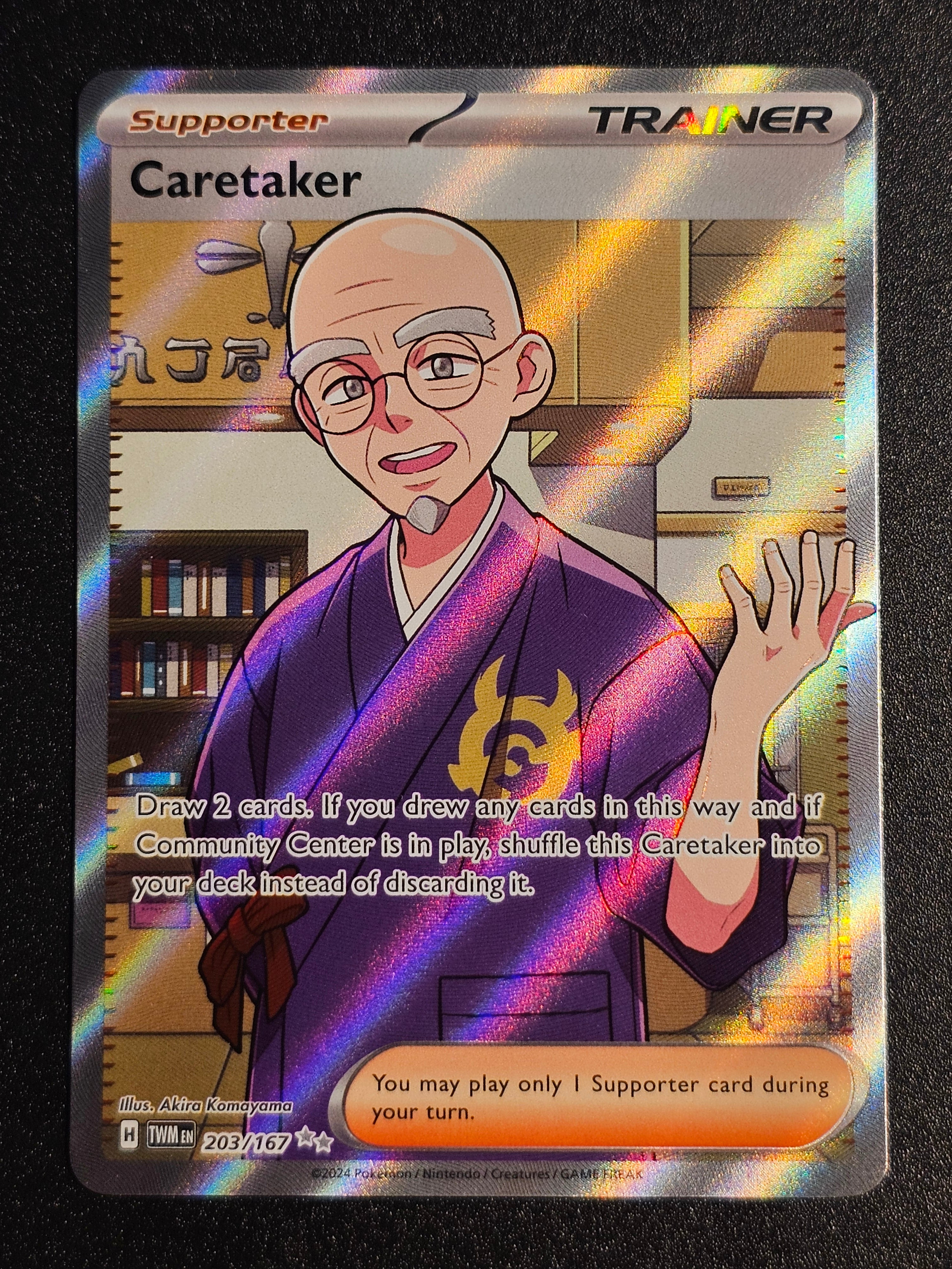 Pokemon TCG - Caretaker 203/167 Twilight Masquerade
