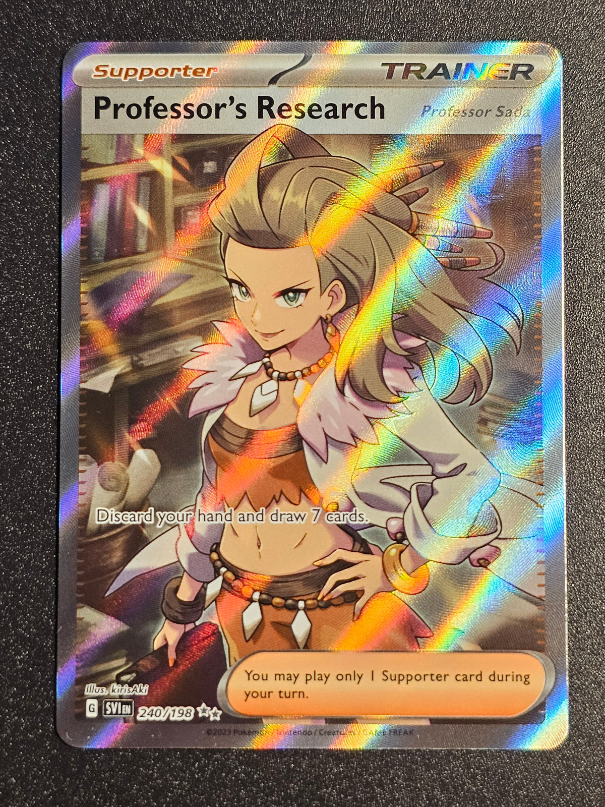 Pokemon TCG - Professor's Research 240/198 Scarlet & Violet Base Set