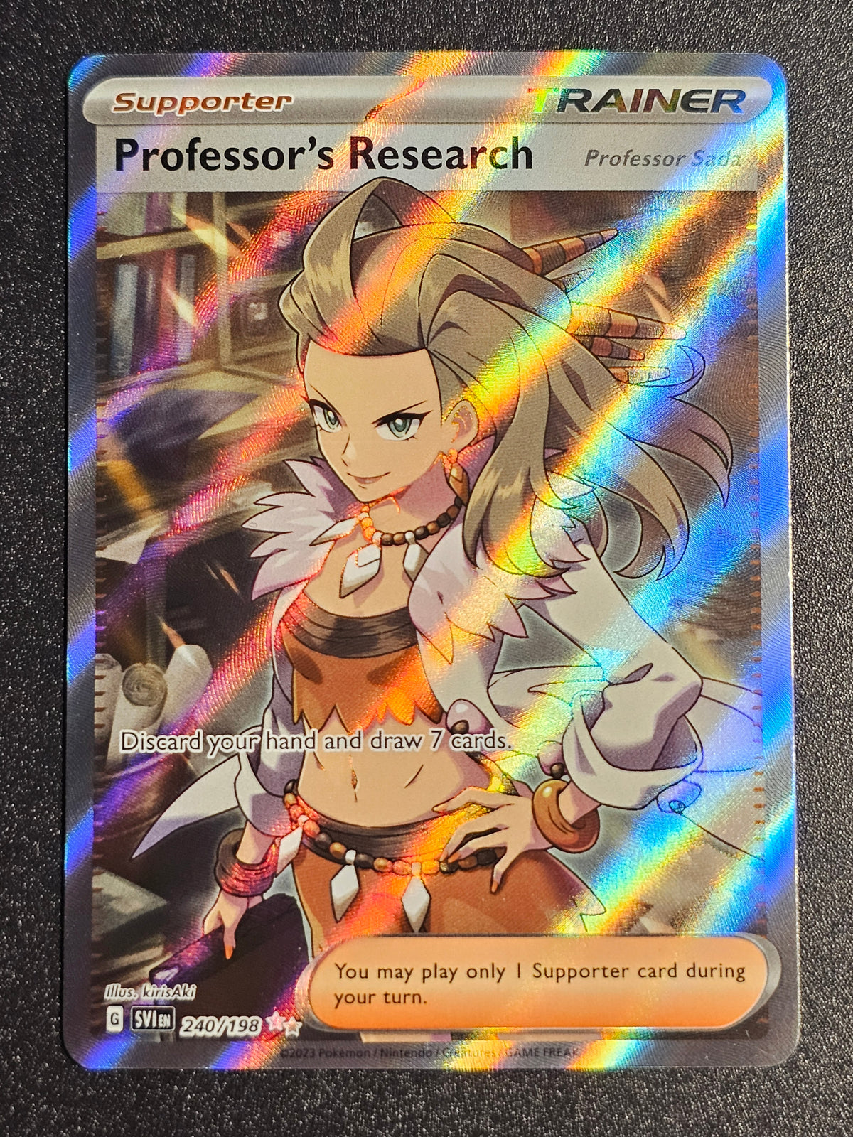 Pokemon TCG - Professor's Research 240/198 Scarlet & Violet Base Set