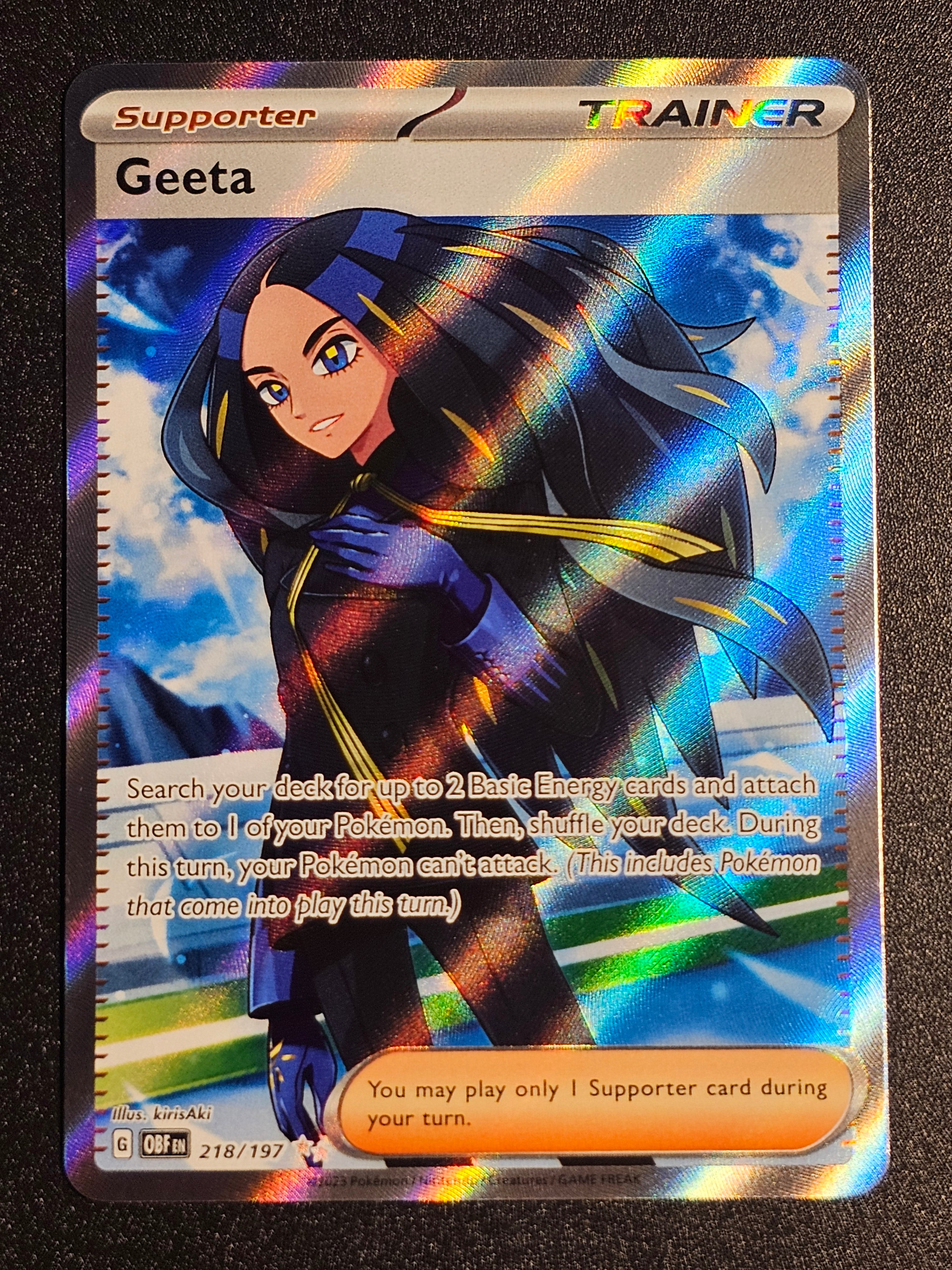 Pokemon TCG - Geeta 218/197 Obsidian Flames